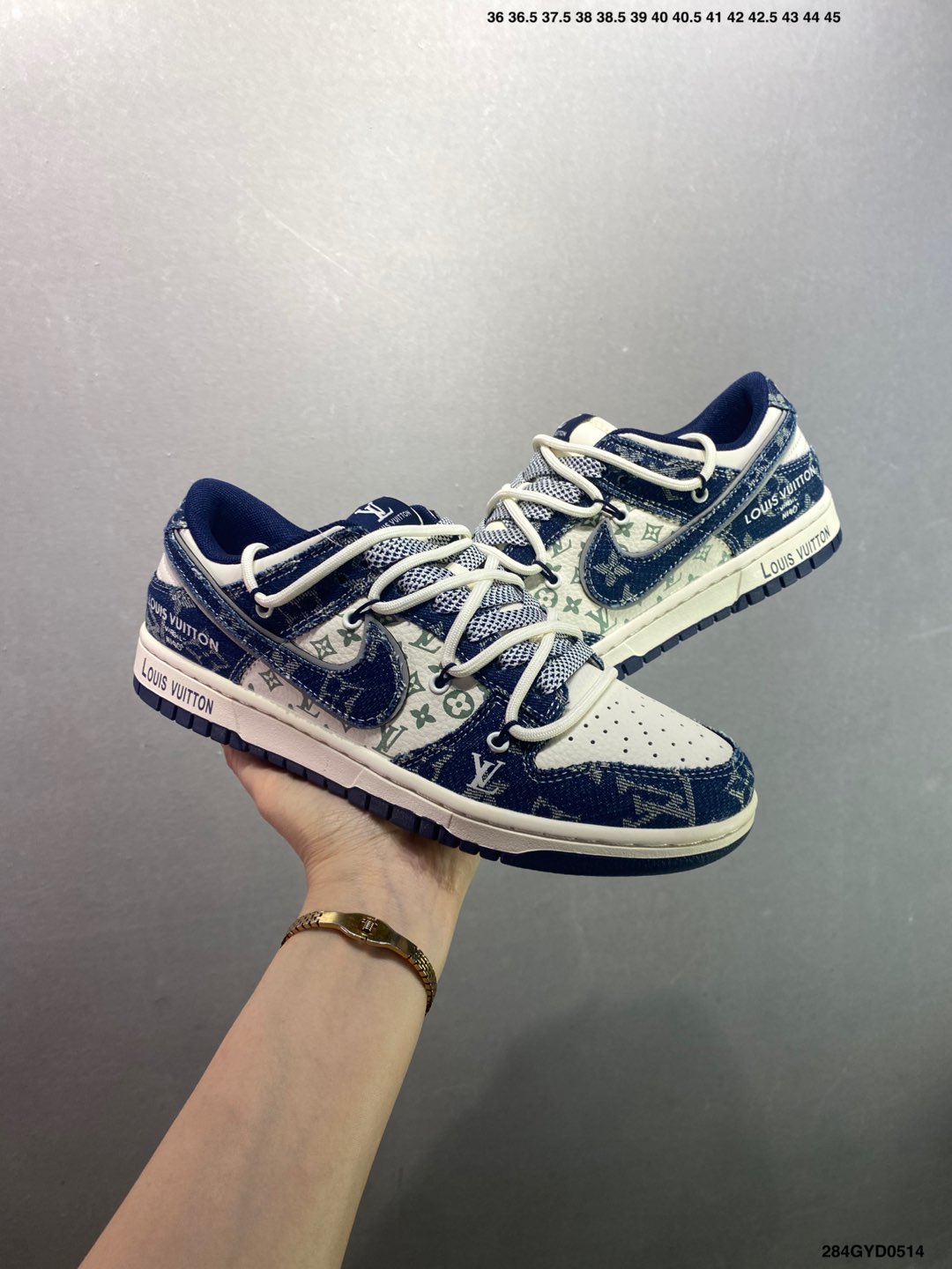 Louis Vuitton x Nike Dunk Low Custom Sneakers - Unique Design & Comfort 9 i1747154400620 1679 0 7