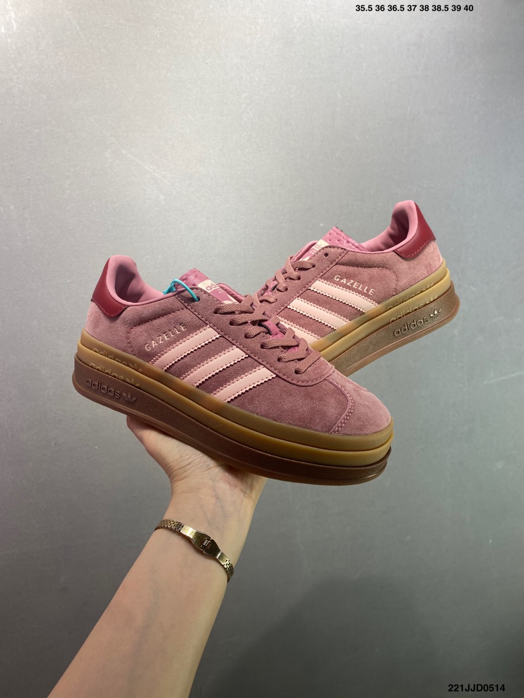 Adidas Gazelle Bold W Low-Top Retro Casual Sneakers - JH9666 9 i1747154622143 879 0 7