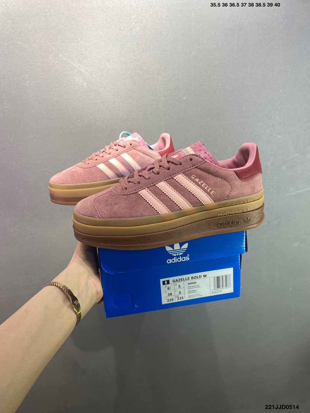 Adidas Gazelle Bold W Low-Top Retro Casual Sneakers - JH9666 10 i1747154622287 1877 0 8