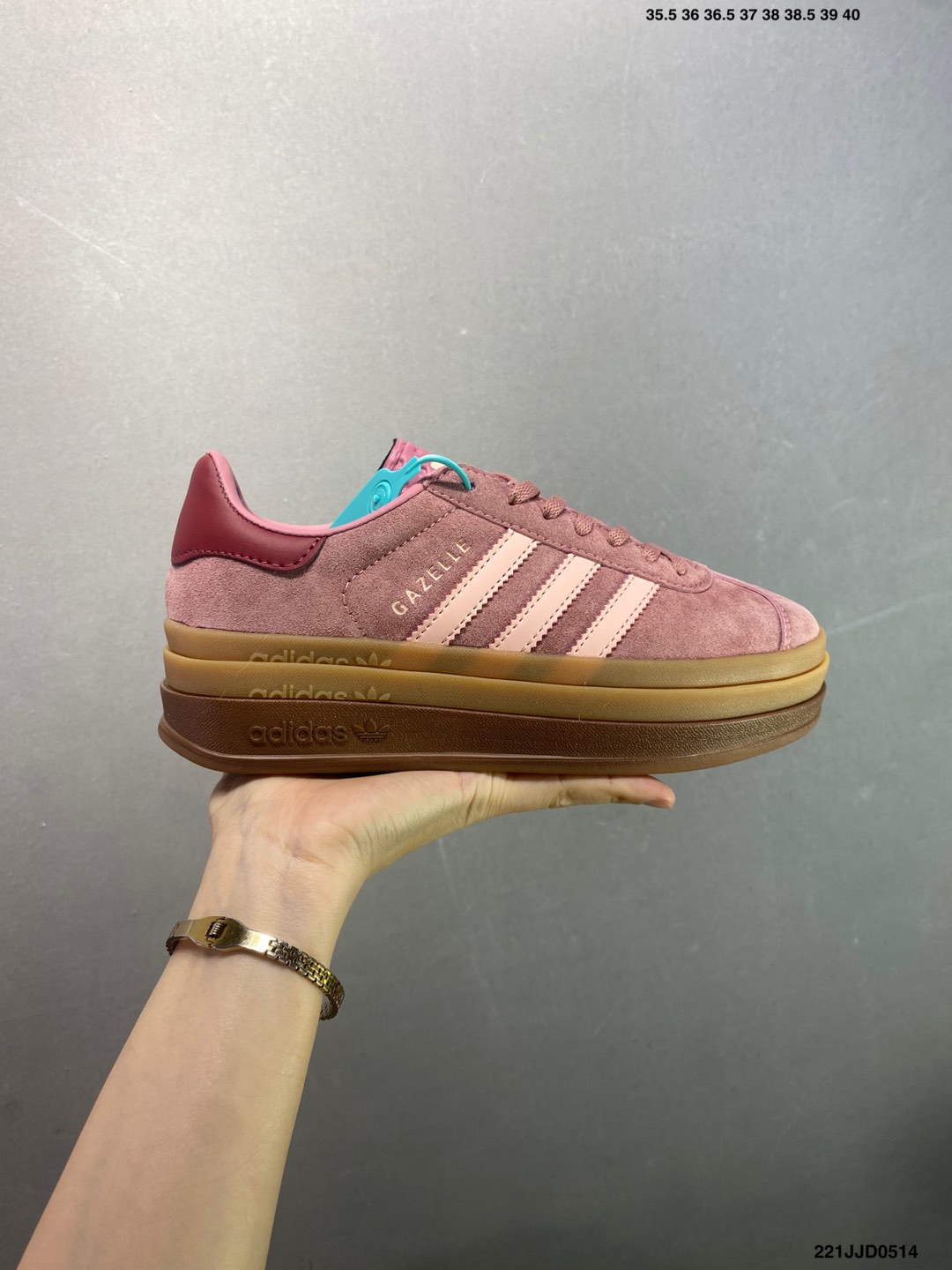 Adidas Gazelle Bold W Low-Top Retro Casual Sneakers - JH9666 2 i1747154622352 391 0 0