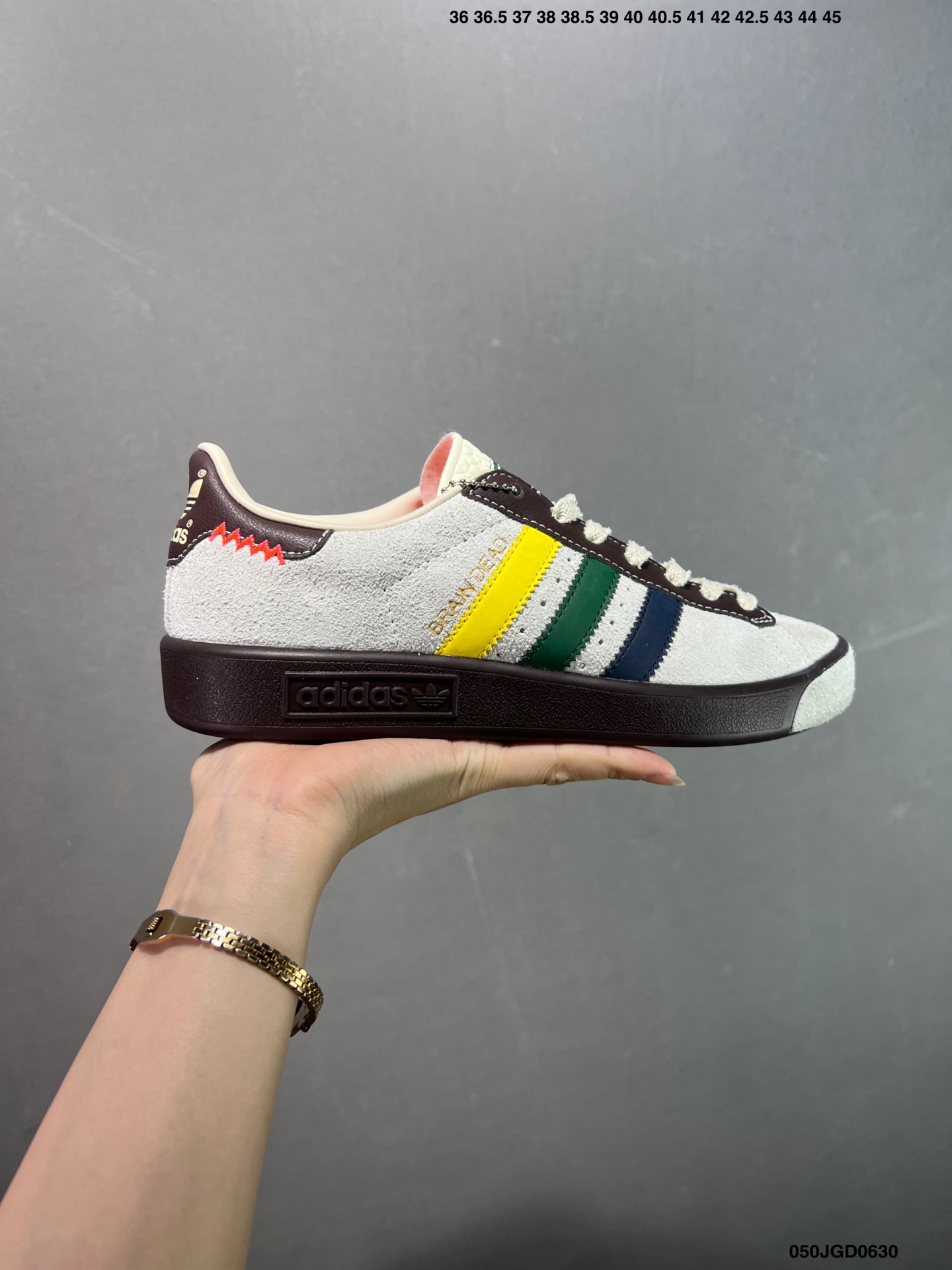 Brain Dead x Adidas Originals Forest Hills Core 阿迪达斯 舒适时尚薄底 防滑耐磨 低帮 板鞋 ID:050JGD0630