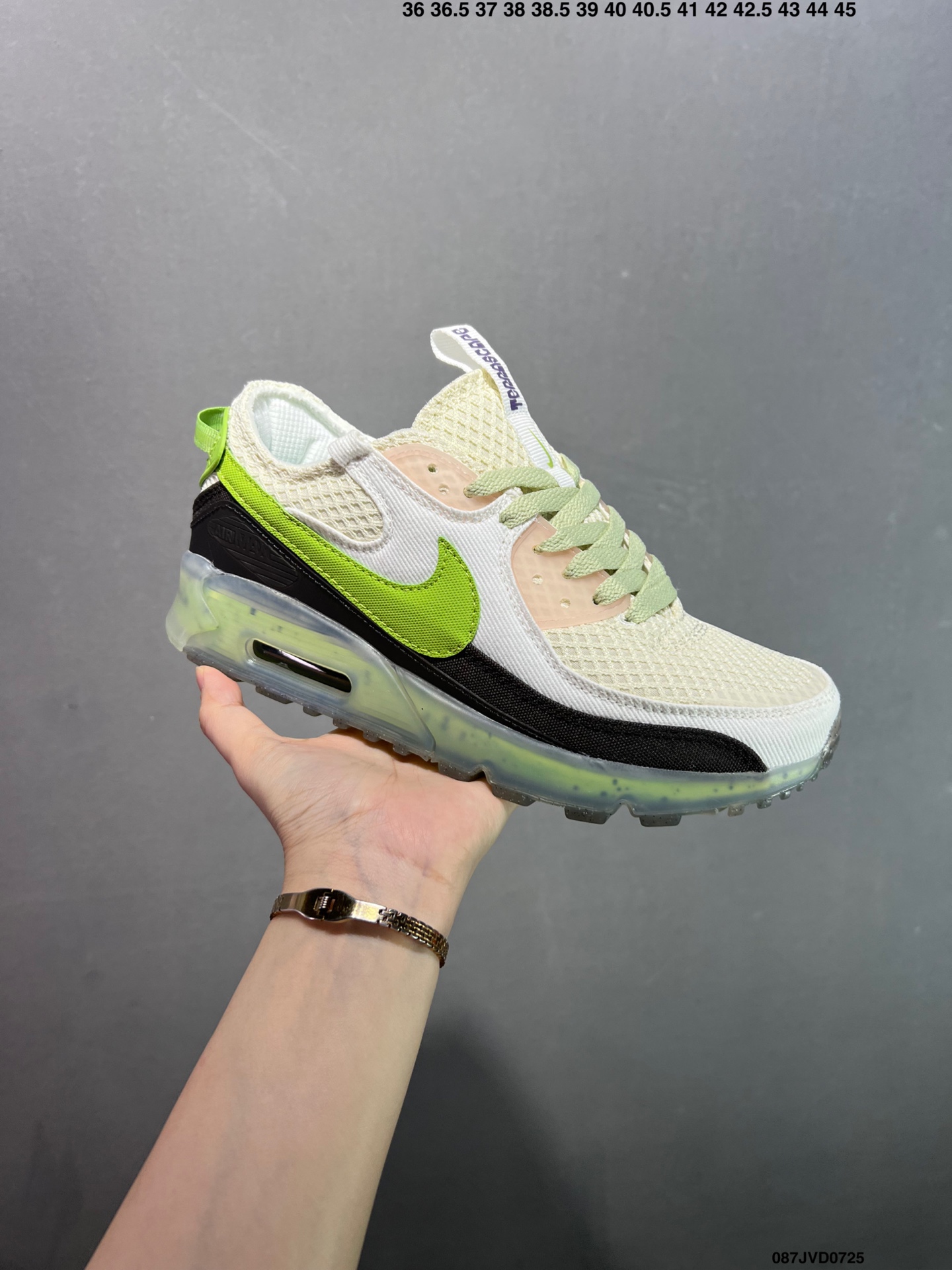 🈴️💰170 公司级✅NK Air Max Terrascape 90”Grey/University Red“山川地形系列经典复古百搭休闲运动气垫慢跑鞋DM0033-004 尺码：36 36.5 37.5 38 38.5 39 40 40.5 41 42 42.5 43 44 45 编码：087JVD0725