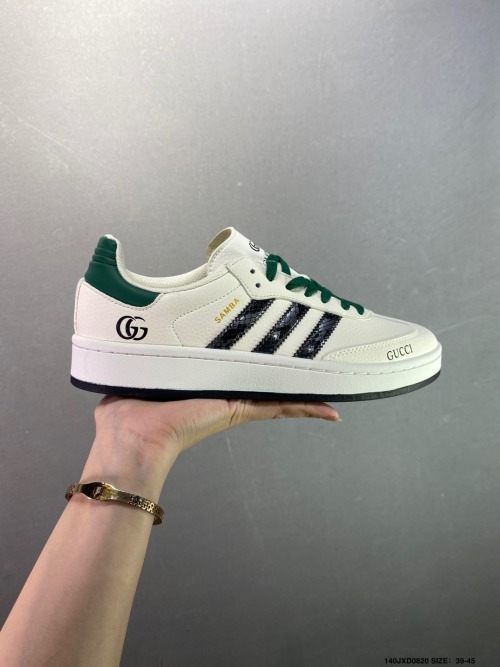 Adidas x Gucci Samba Low-Top Sneakers - Casual, Slip-Resistant, and Durable 1 Adidas x Gucci Samba Low-Top Sneakers - Casual, Slip-Resistant, and Durable