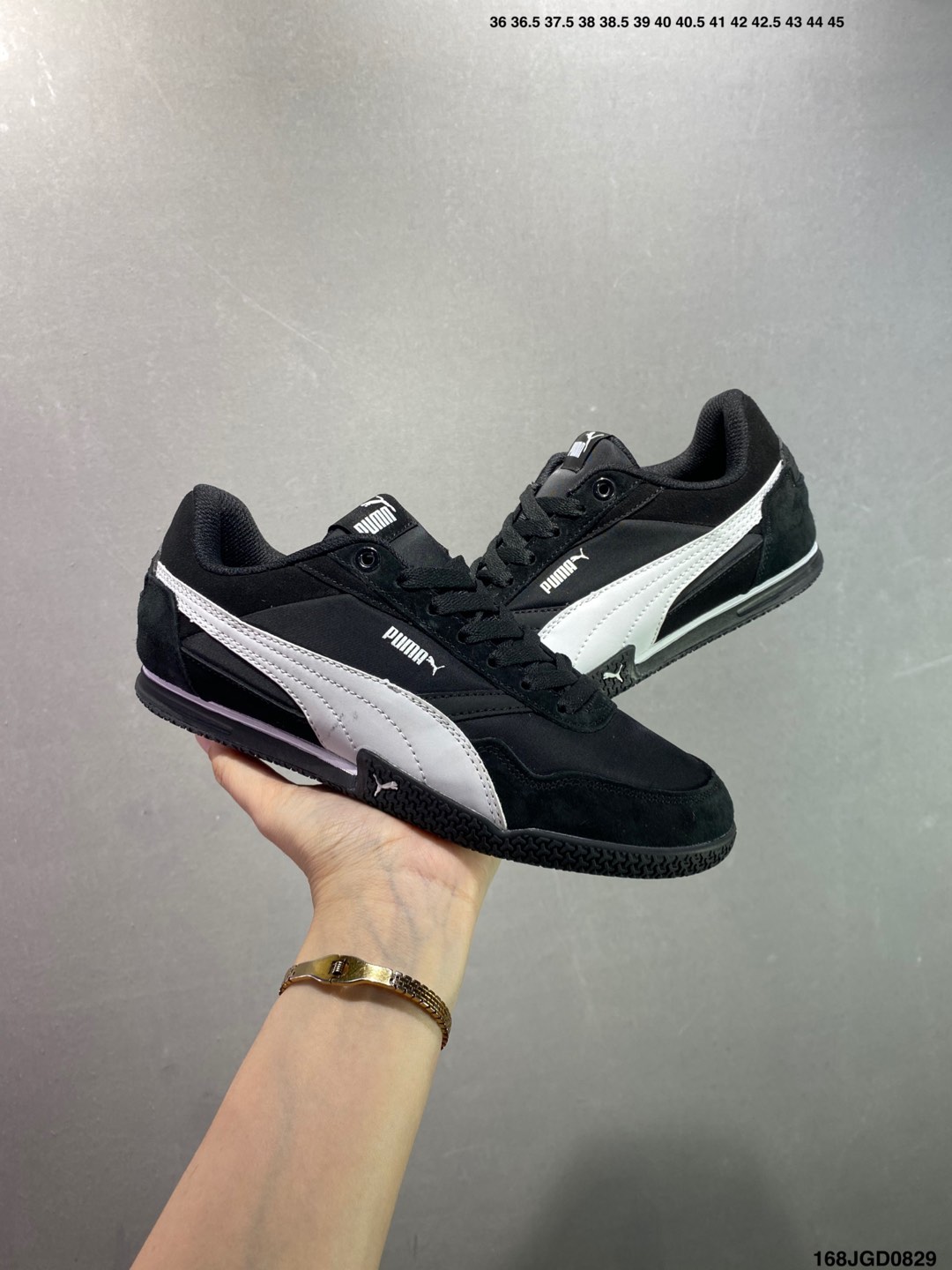 🈴️ 💰120 ✅PUMA BELLA DONNA NYLON 时尚舒适 减震透气 低帮 生活休闲鞋 彪马复古板鞋 货号：403554 03 尺码：36 36.5 37.5 38 38.5 39 40 40.5 41 42 ID：168JGD0829