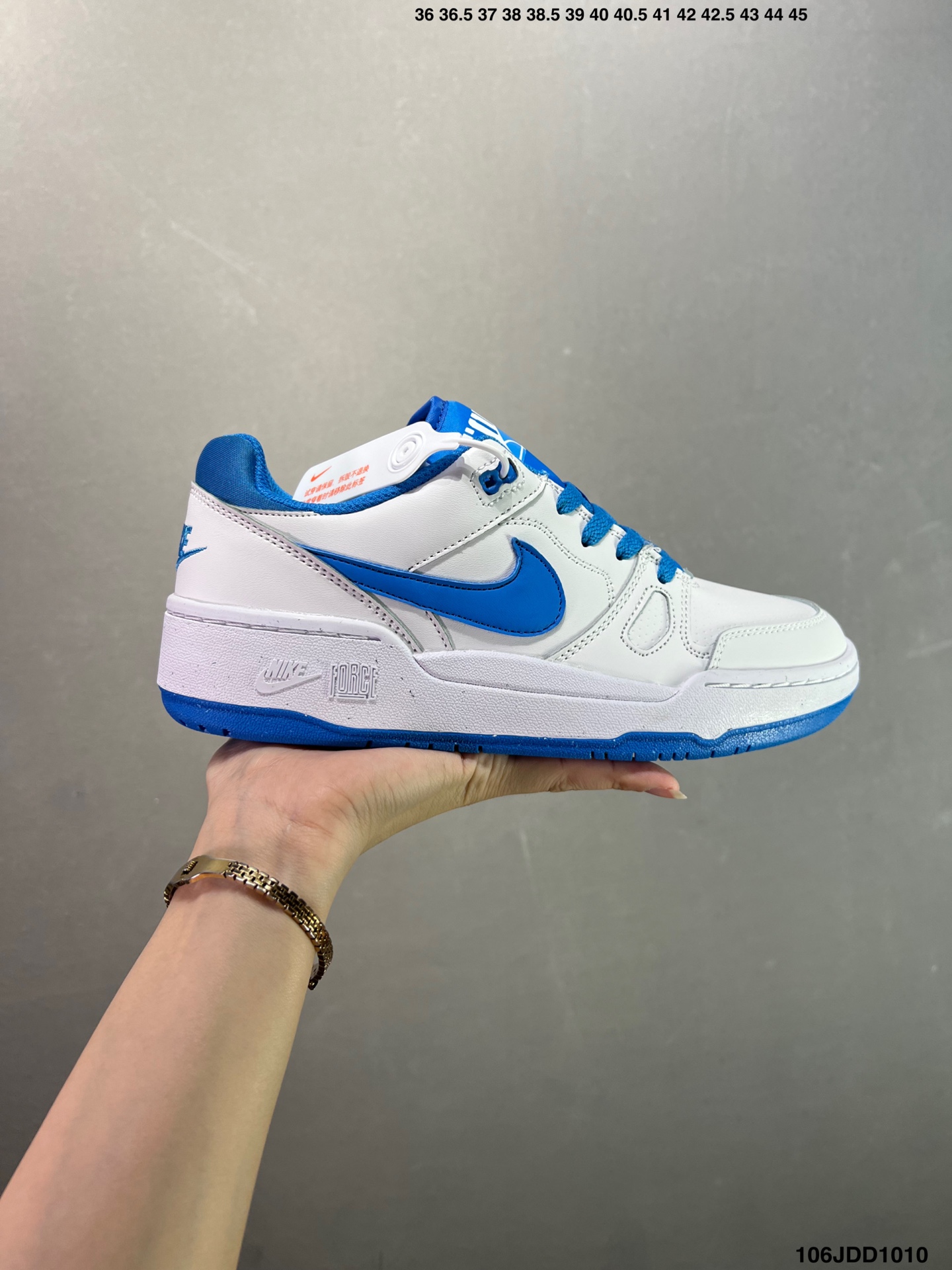 Nike耐克男女Full Force Low运动休闲鞋子复古低帮板鞋 货号:FB1362-101 半 3523 ID:296JDD0306