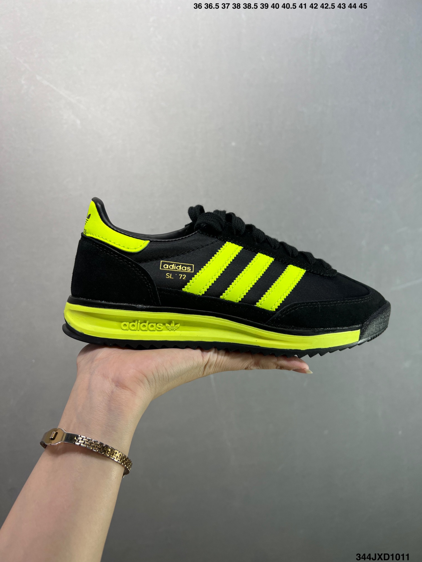 💰140 公司级✅复古前卫都占了，联乘英国设计师品牌Wales Bonner x Sl 72 KRS 经典复古低帮休闲运动慢跑鞋 尺码：36 36⅔ 37⅓ 38 38⅔ 39⅓ 40 40⅔ 41⅓ 42 42⅔ 43⅓ 44 45 ID:344JXD1011