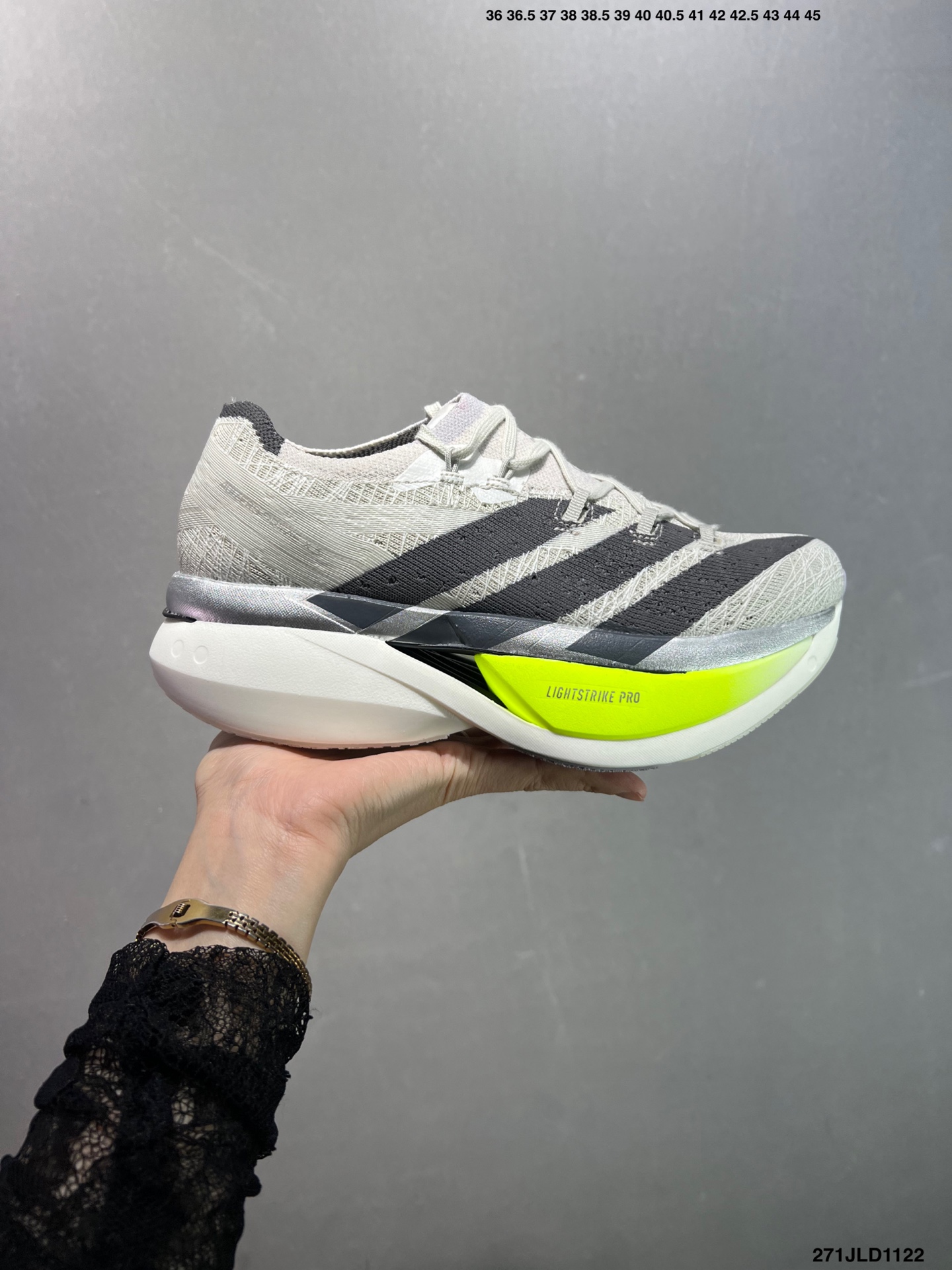 💰185
公司级✅AD Adizero Prime X 3.0 舒适防滑耐磨 低帮 休闲长跑短跑跑步鞋 男女同款 实拍调校N版已经零色差零失真 百分百还原实物色彩所见即所得 不存在货不对板色差等低级问题 选购参考实物拍摄 不混卖不参货 只用心做好货严格选品 承诺混一赔十 SIZE：36 36.5 37.5 38 38.5 39 40 40.5 41 42 42.5 43 44 44.5 45
编码：271JLD1122