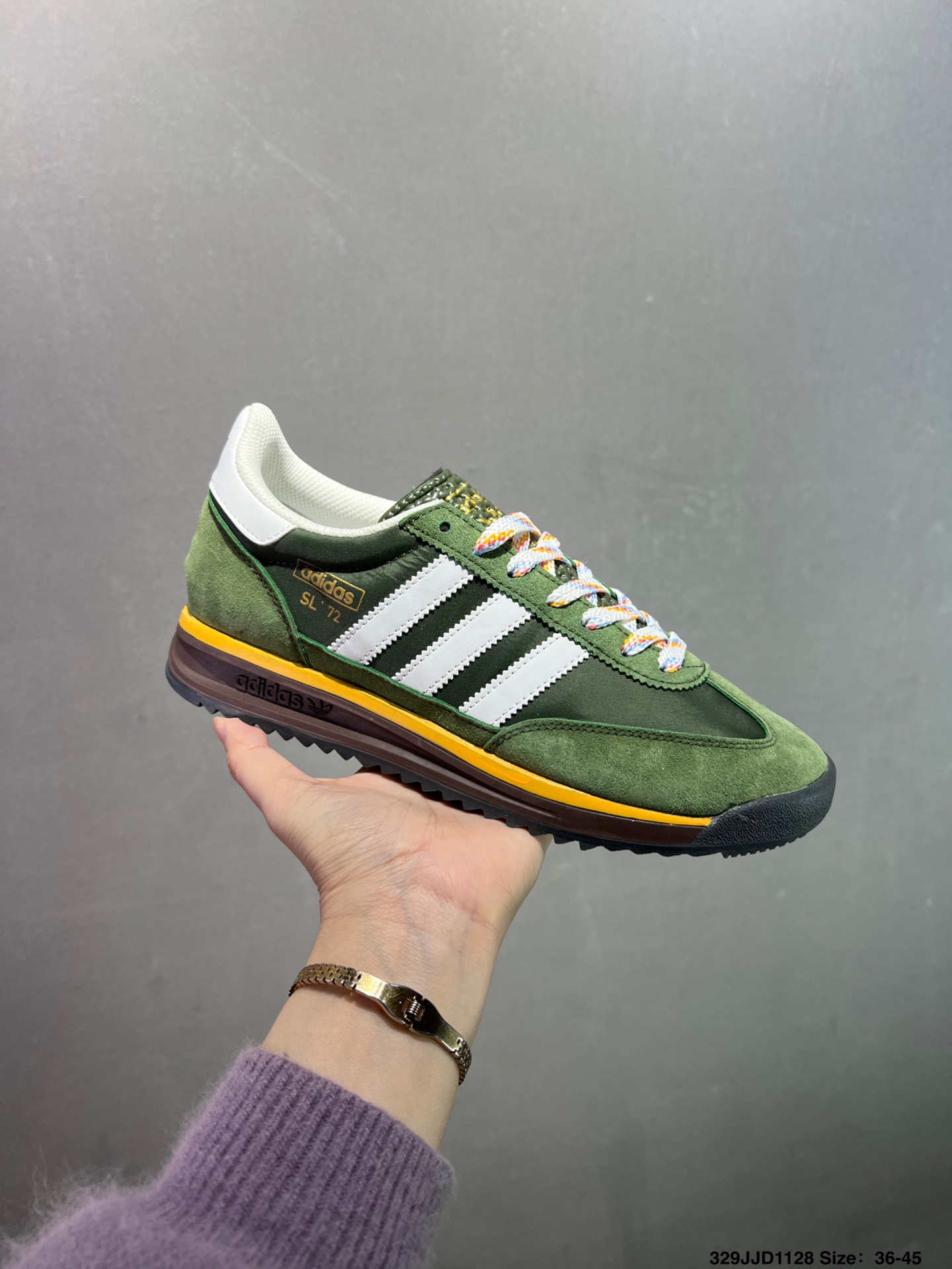 🈴️💰110 ✅阿迪达斯Adidas SL 72 RTN三叶草复古休闲跑步鞋休闲运动鞋 货号:ID1031 尺码:36 36.5 37 38 38.5 39 40 40.5 41 42 42.5 43 44 45 ID:329JJD1128