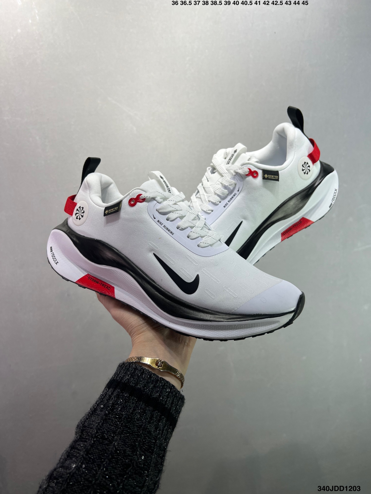 🈴️💰100
✅Nike React Infinity Rn 4 GTX 耐克 马拉松机能风格运动鞋 
实拍首发#鞋款搭载柔软泡绵 在运动中为你塑就缓震脚感 设计灵感源自日常跑步者 提供稳固支撑力和非凡抓地力 缔造舒适非凡的迈步体验
官方货号:HQ0265-400
尺码:36 36.5 37.5 38 38.5 39 40 40.5 41 42 42.5 43 44 45  ID：340JDD1203