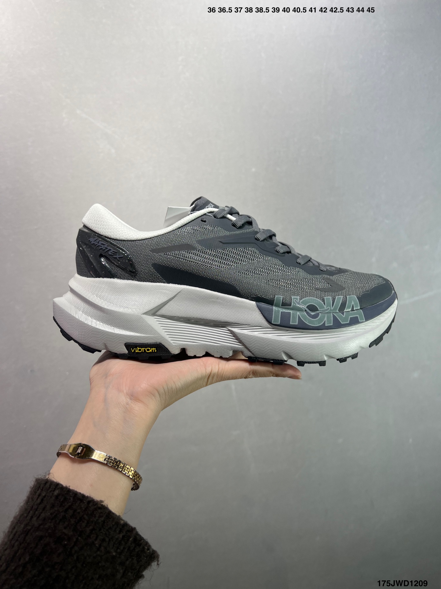 💰170 公司级✅HOKA ONE ONE M MAFATE X 时尚舒适 织物减震防滑支撑低帮 越野跑步鞋 货号:1161998 尺码:36 36.5 37.5 38 38.5 39 40 40.5 41 42 42.5 43 44 45 ID:175JWD1209