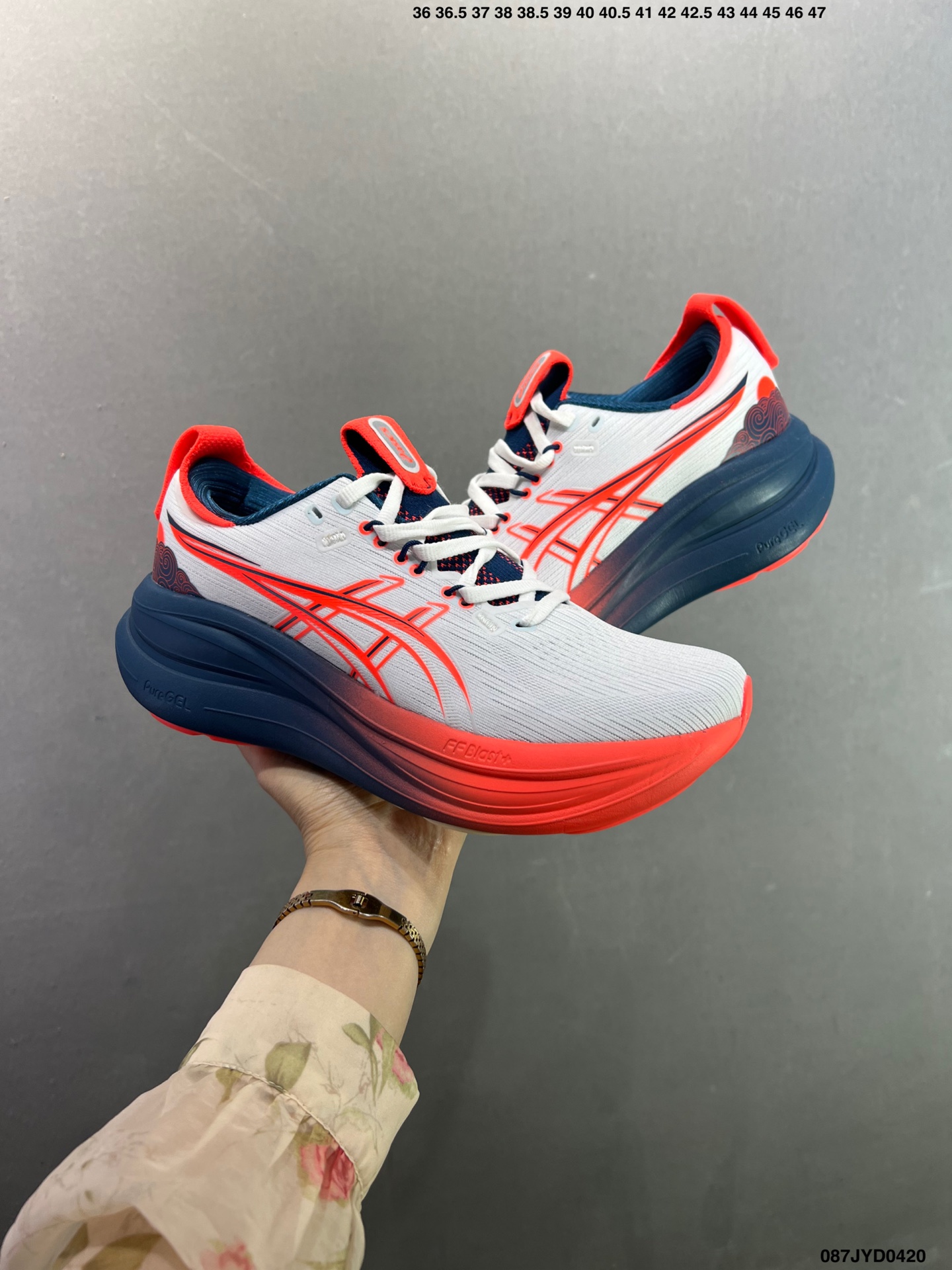 Asics GEL-Nimbus 28 复古潮流 低帮 休闲跑步鞋