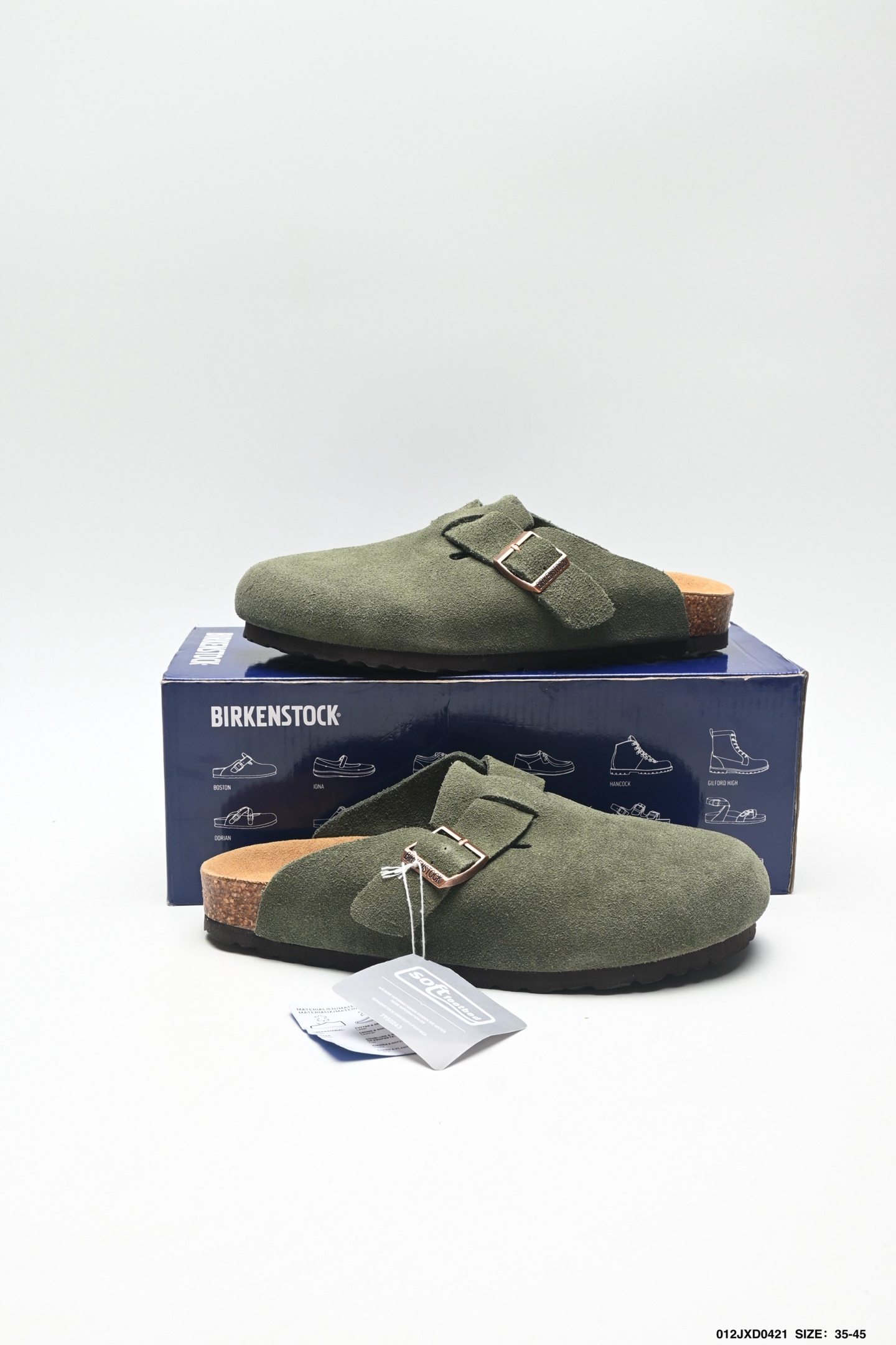 180 Birkenstock Boston Shearling 简约时尚 舒适百搭 耐磨防滑 半包勃肯休闲鞋 0560771