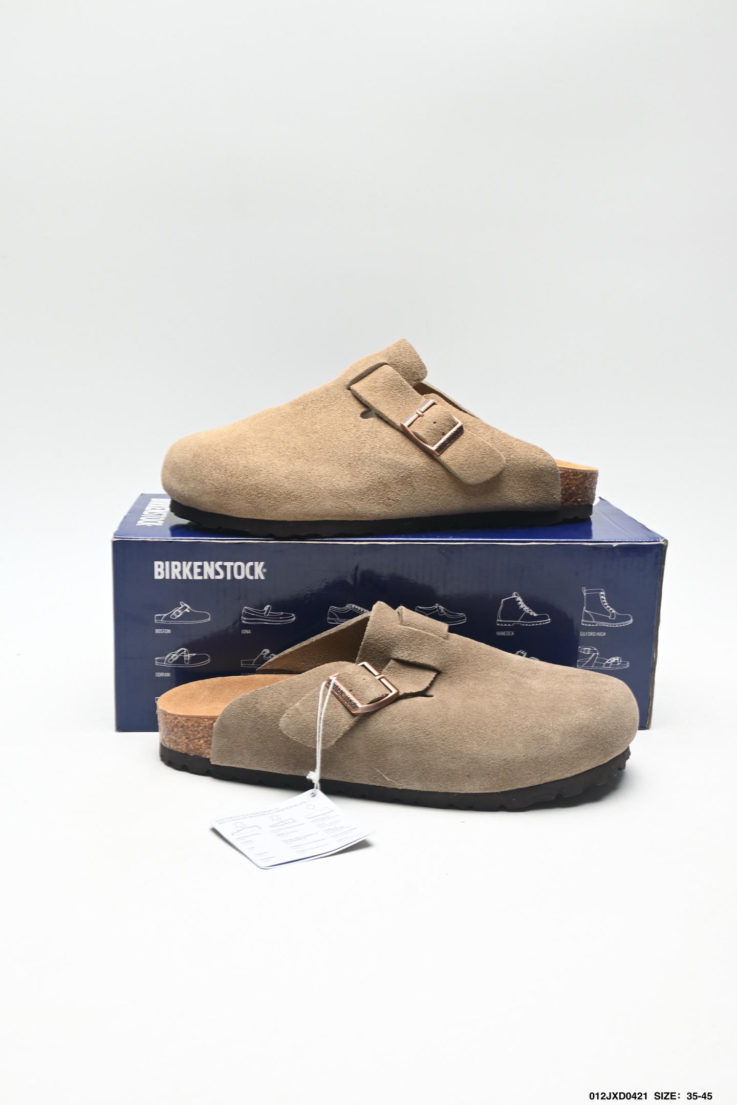 180 Birkenstock Boston Shearling 简约时尚 舒适百搭 耐磨防滑 半包勃肯休闲鞋 0560771