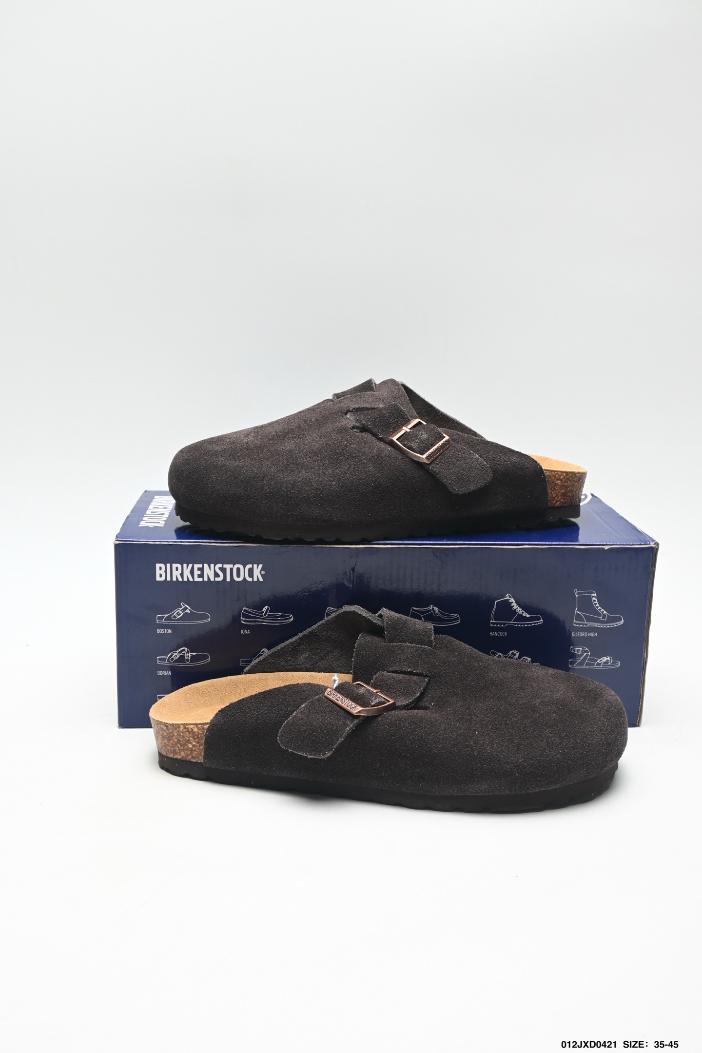 180 Birkenstock Boston Shearling 简约时尚 舒适百搭 耐磨防滑 半包勃肯休闲鞋 0560771