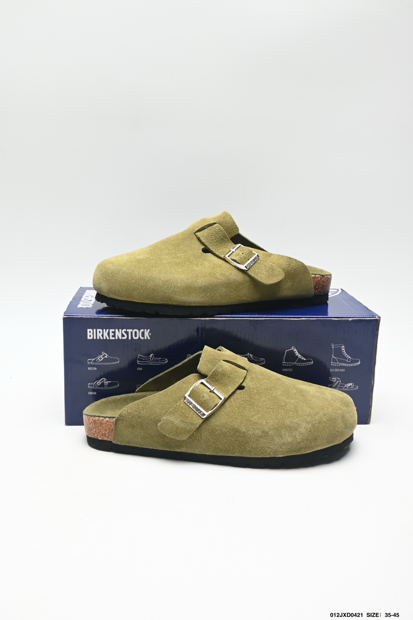 180 Birkenstock Boston Shearling 简约时尚 舒适百搭 耐磨防滑 半包勃肯休闲鞋 0560771