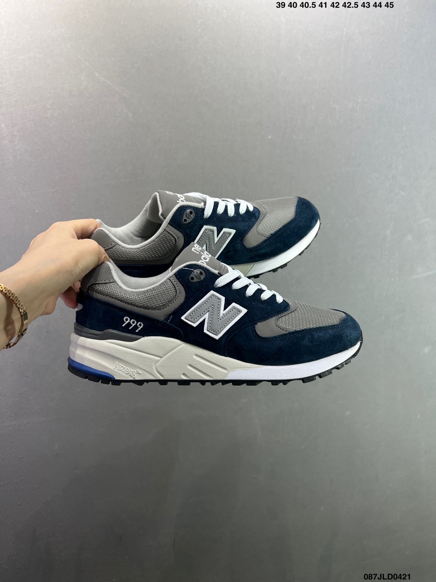 220 New Balance NB 999系列 新百伦圆头系带减震防滑透气低帮跑步鞋 ML999AD