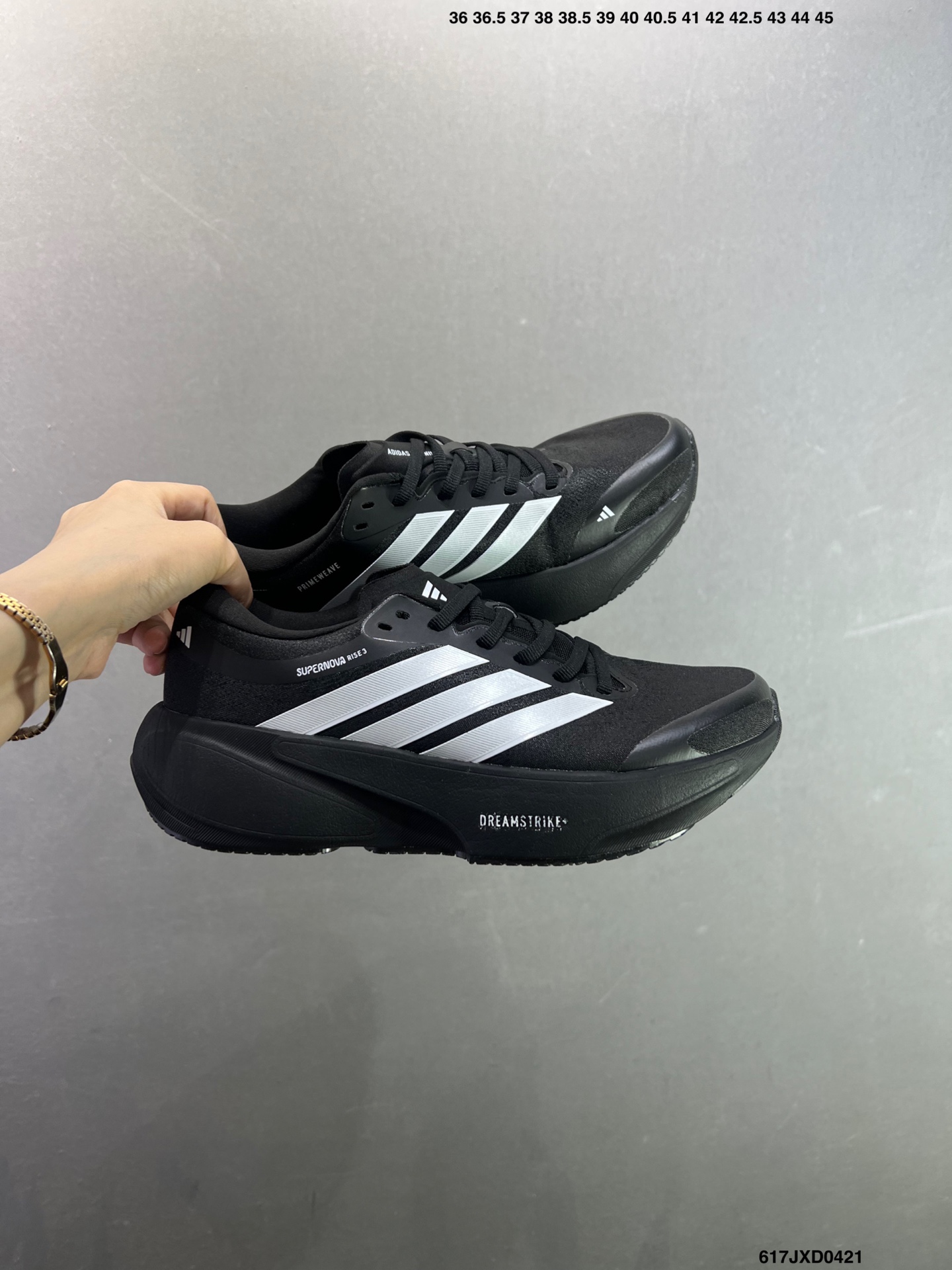 180 阿迪达斯Adidas Supernova Rise 3阿迪达斯 减震回弹爆米花透气休闲跑步鞋 KK1207
