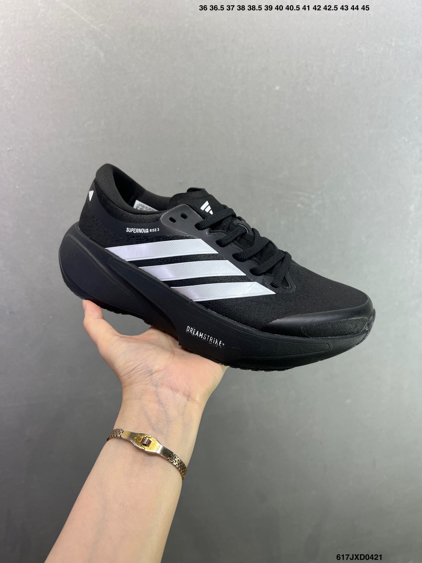 180 阿迪达斯Adidas Supernova Rise 3阿迪达斯 减震回弹爆米花透气休闲跑步鞋 KK1207