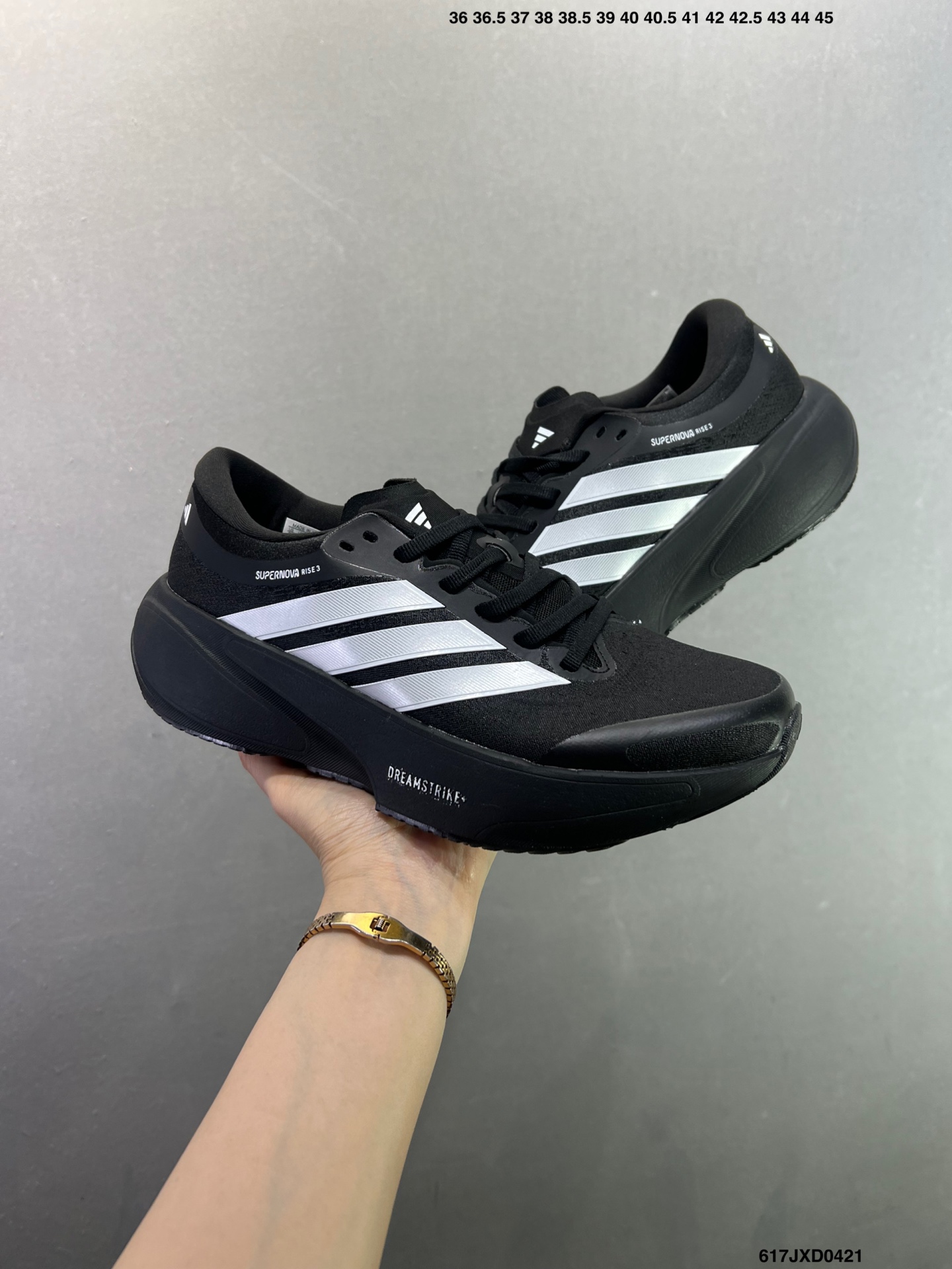 180 阿迪达斯Adidas Supernova Rise 3阿迪达斯 减震回弹爆米花透气休闲跑步鞋 KK1207