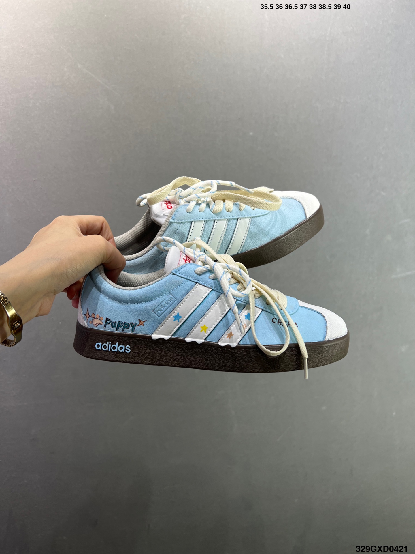 290 Adidas Vl Court Classic ‘DIY’定制 阿迪达斯 运动休闲 低帮德训T头鞋 HQ1802