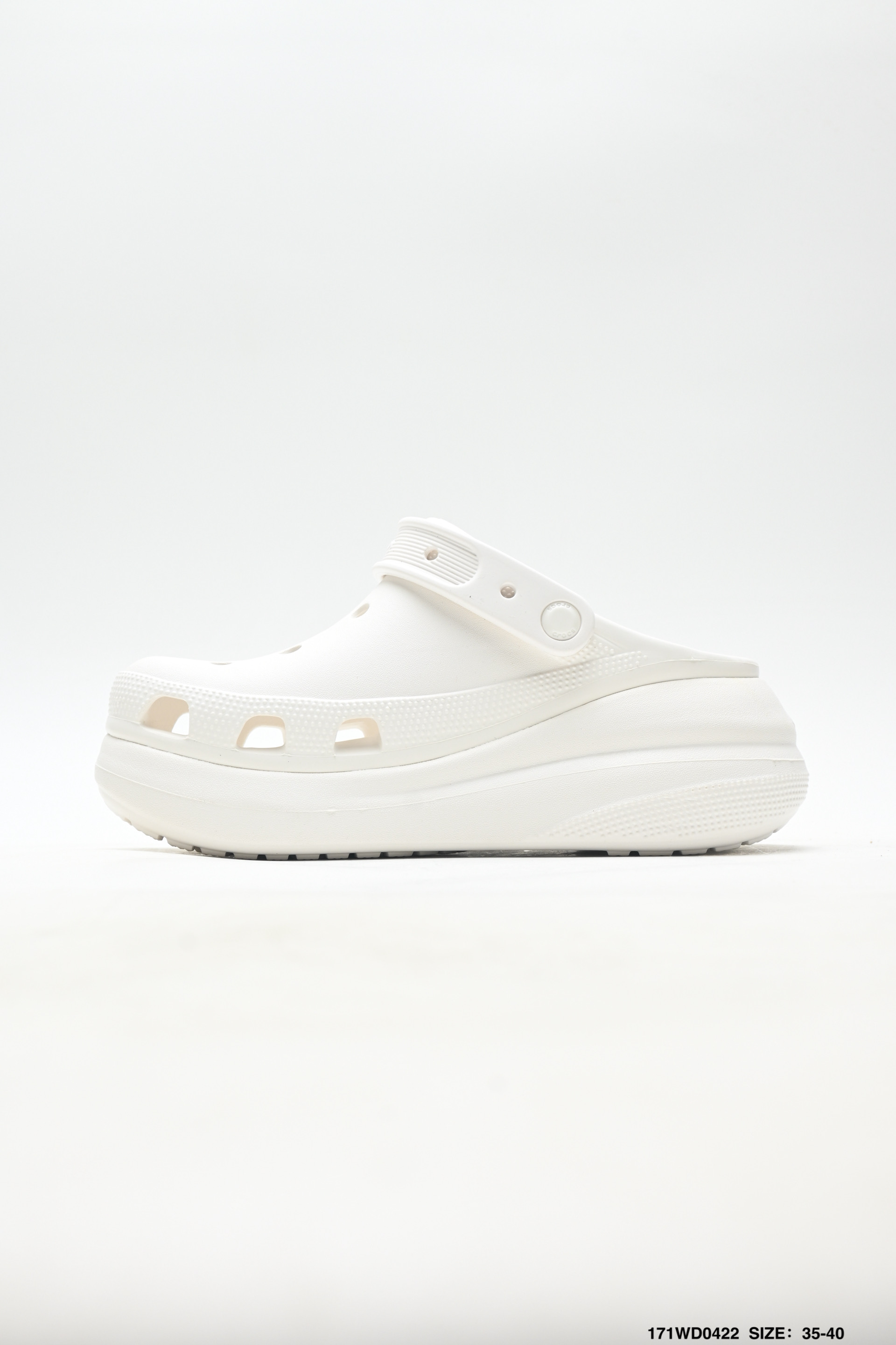 90 Crocs卡骆驰 简约圆头 防磨防滑包头拖鞋