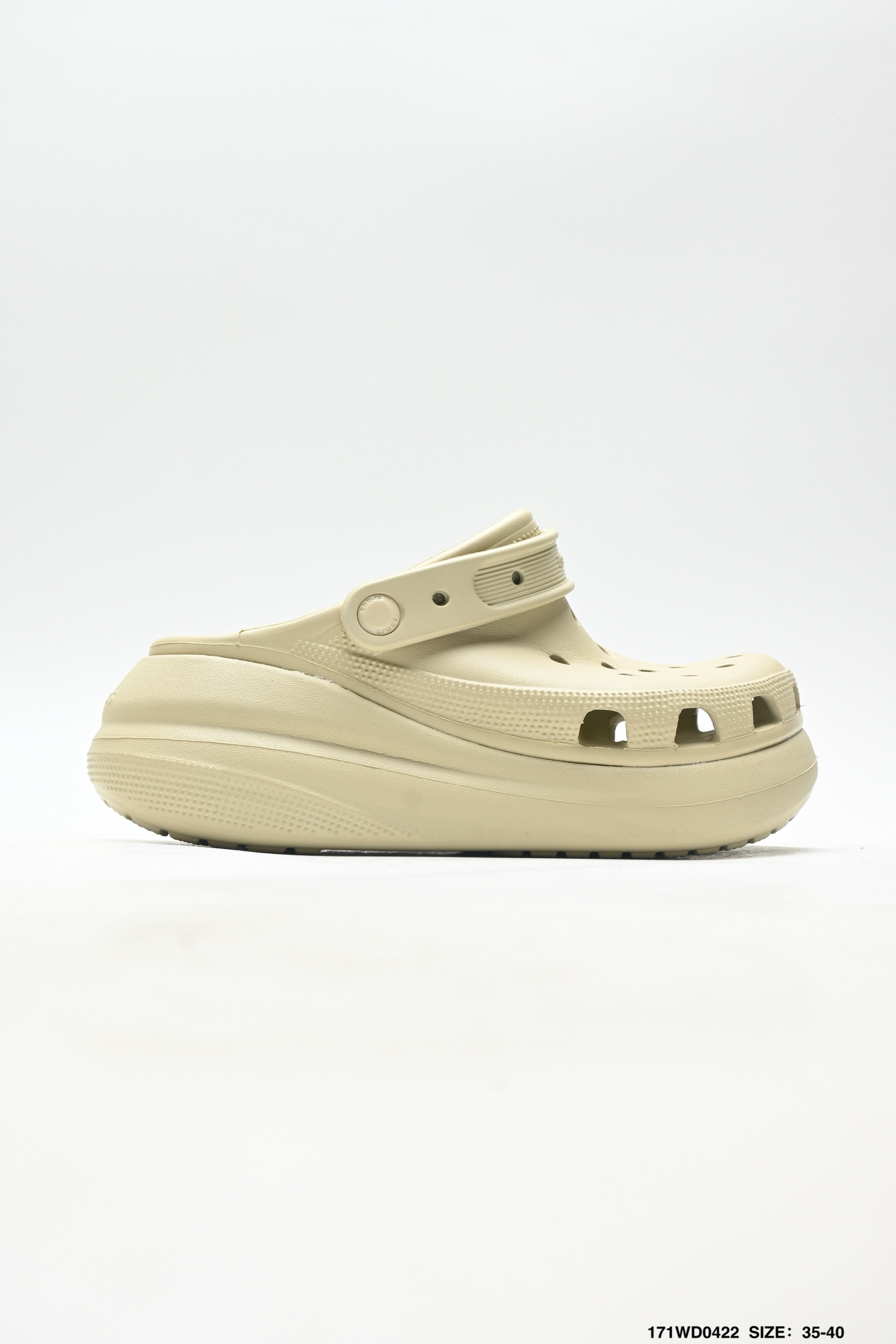 90 Crocs卡骆驰 简约圆头 防磨防滑包头拖鞋