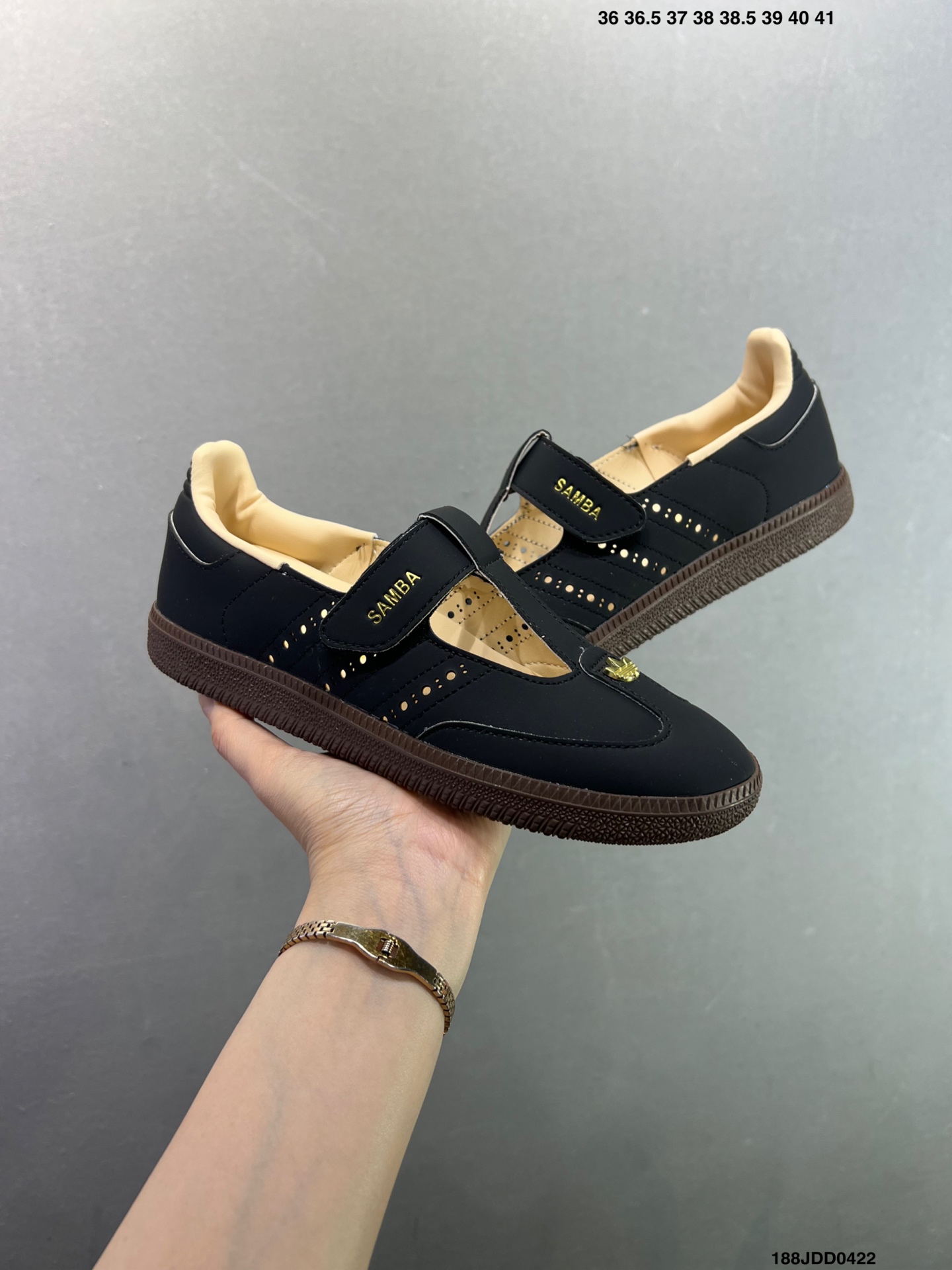 140 阿迪达斯Adidas Samba Jane 阿迪达斯 玛丽珍款 板鞋懒人一脚蹬运动鞋 KJ3969