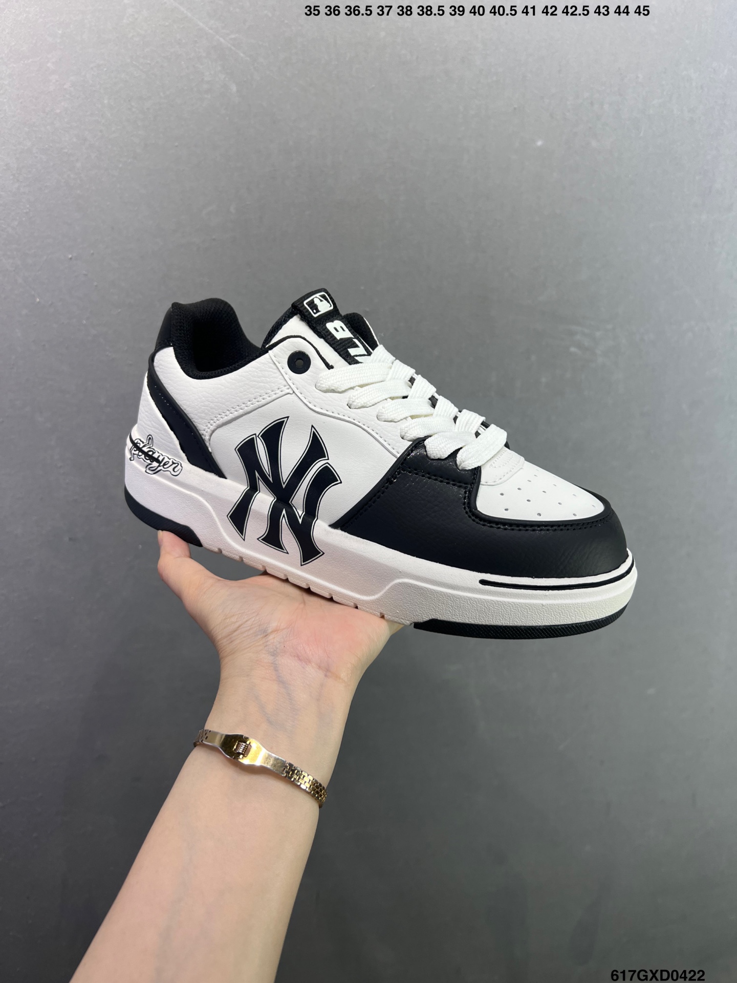 290 MLB NY 印花网红老爹鞋 涂鸦恶作剧 3ASXCA12N