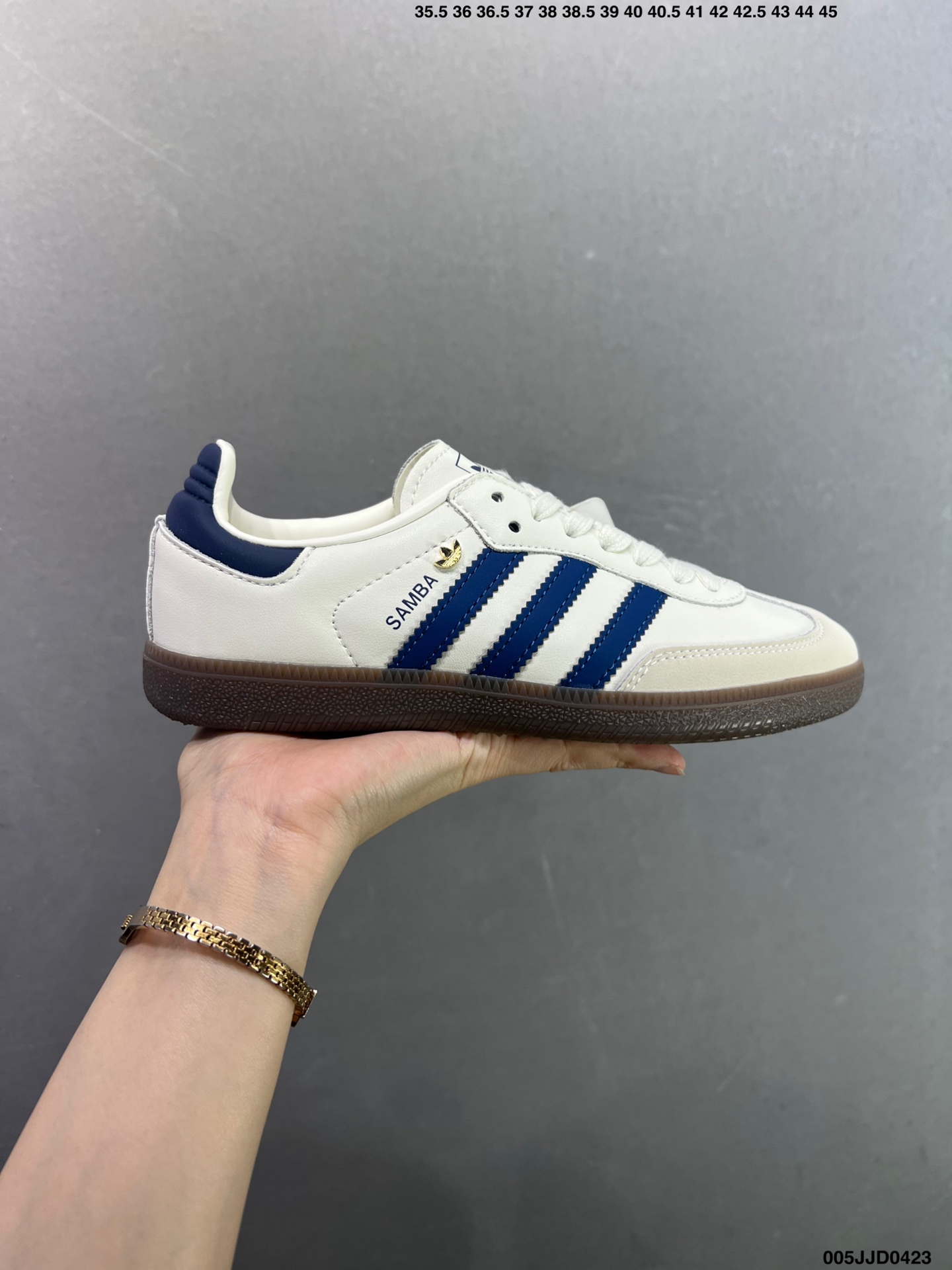 Adidas Originals Samba OG阿迪达斯 桑巴舞系列绅士德训足球风百搭低帮休闲运动板鞋 KK2066