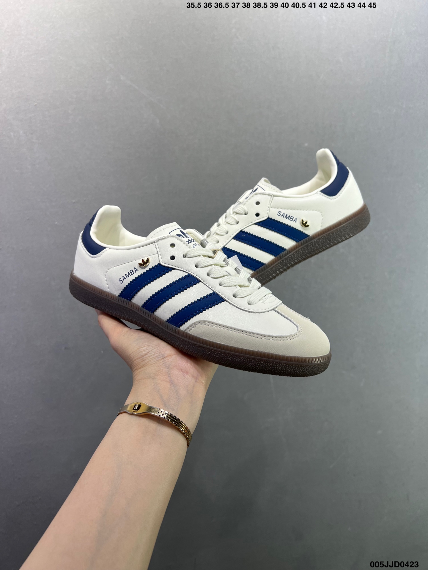 Adidas Originals Samba OG阿迪达斯 桑巴舞系列绅士德训足球风百搭低帮休闲运动板鞋 KK2066