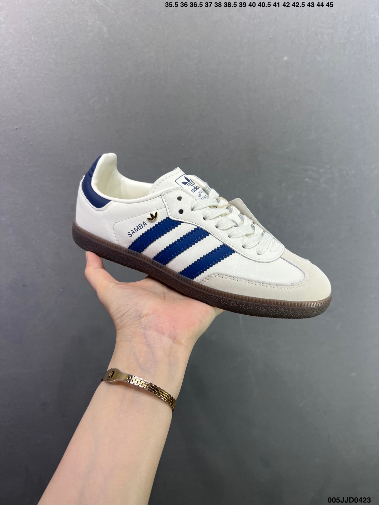 Adidas Originals Samba OG阿迪达斯 桑巴舞系列绅士德训足球风百搭低帮休闲运动板鞋 KK2066