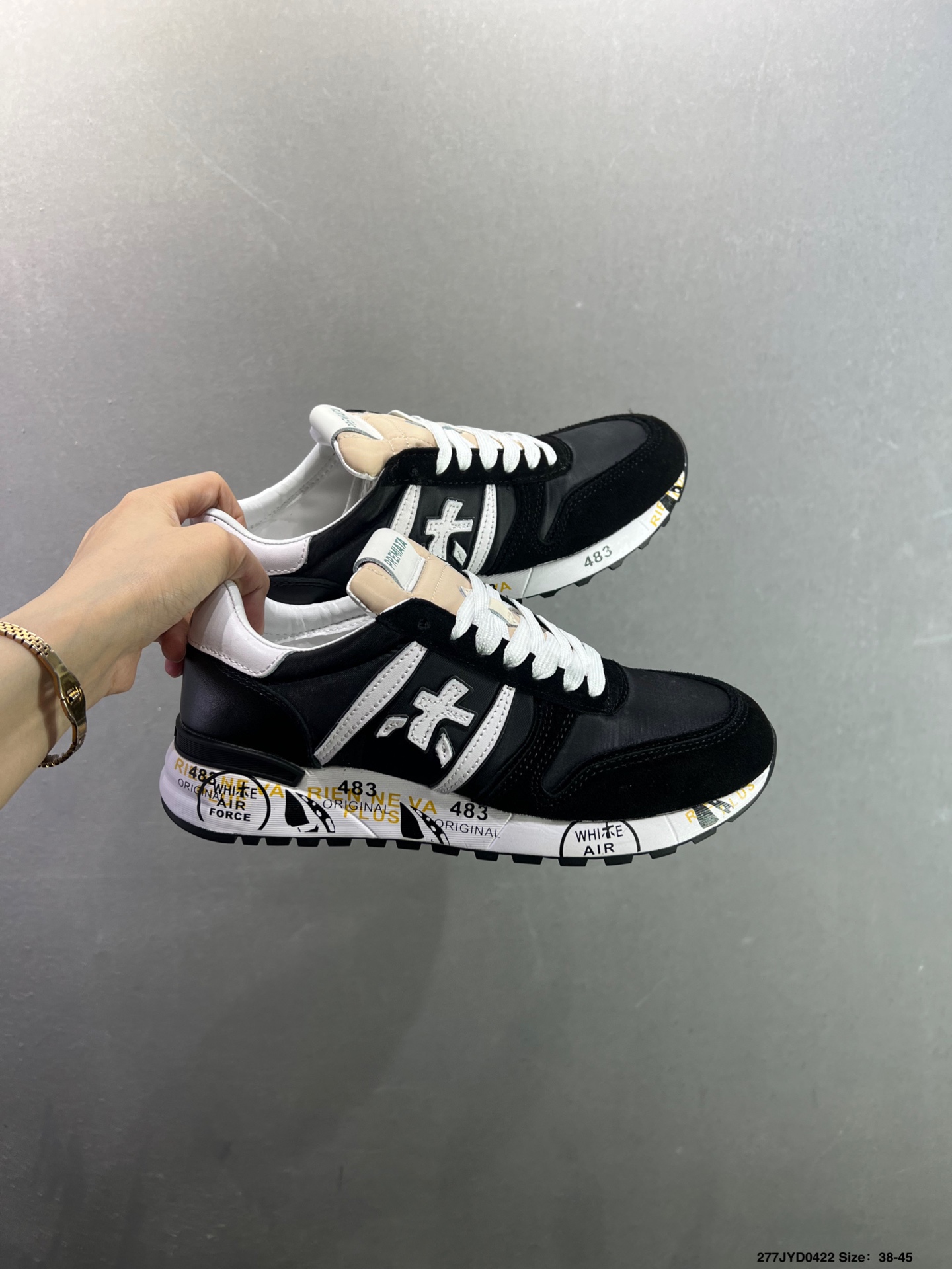 Premiata Lander Trainers 兰诺系列米字低帮复古百搭休闲训练运动鞋“黑白荧光绿”1076106-Top High Quatity Cheap Sneakers Fashion Clothing Clothes Bags handbags Shoes of all Brand wholesale With The best Quality And Beautiful Price from China Factory Chinese suppliers wholesaler seller Premiata Lander Trainers 兰诺系列米字低帮复古百搭休闲训练运动鞋“黑白荧光绿”1076106