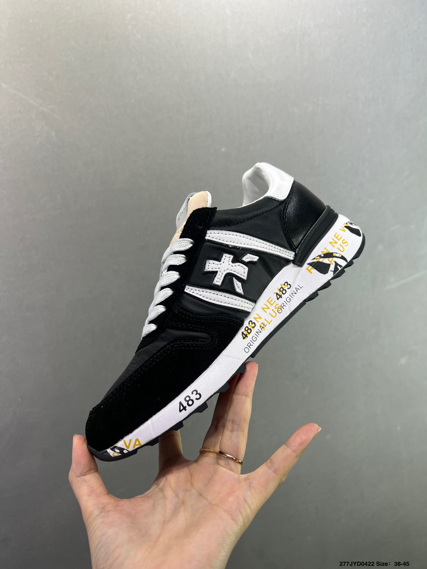 Premiata Lander Trainers 兰诺系列米字低帮复古百搭休闲训练运动鞋“黑白荧光绿”1076106-Top High Quatity Cheap Sneakers Fashion Clothing Clothes Bags handbags Shoes of all Brand wholesale With The best Quality And Beautiful Price from China Factory Chinese suppliers wholesaler seller Premiata Lander Trainers 兰诺系列米字低帮复古百搭休闲训练运动鞋“黑白荧光绿”1076106