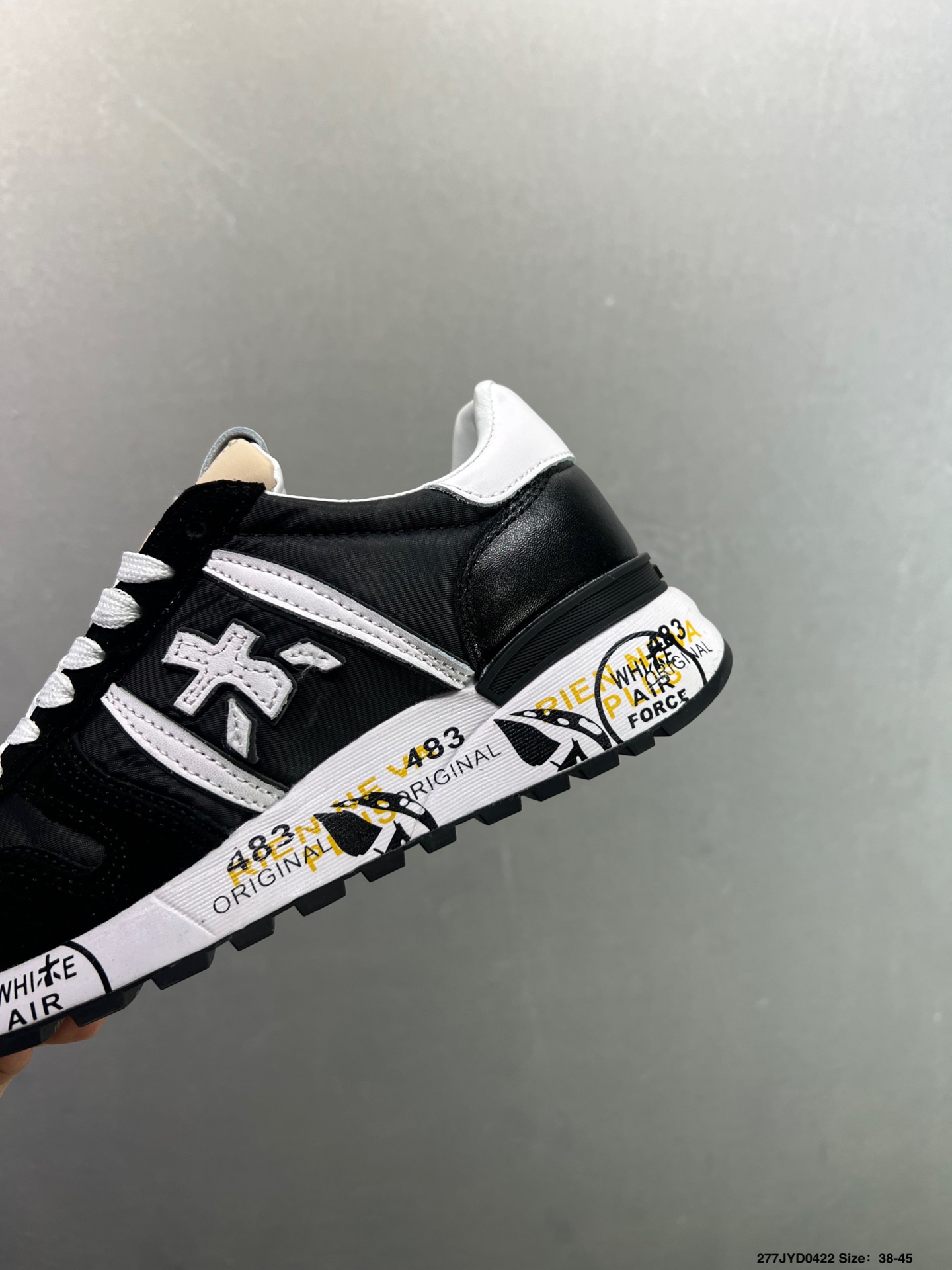 Premiata Lander Trainers 兰诺系列米字低帮复古百搭休闲训练运动鞋“黑白荧光绿”1076106-Top High Quatity Cheap Sneakers Fashion Clothing Clothes Bags handbags Shoes of all Brand wholesale With The best Quality And Beautiful Price from China Factory Chinese suppliers wholesaler seller Premiata Lander Trainers 兰诺系列米字低帮复古百搭休闲训练运动鞋“黑白荧光绿”1076106