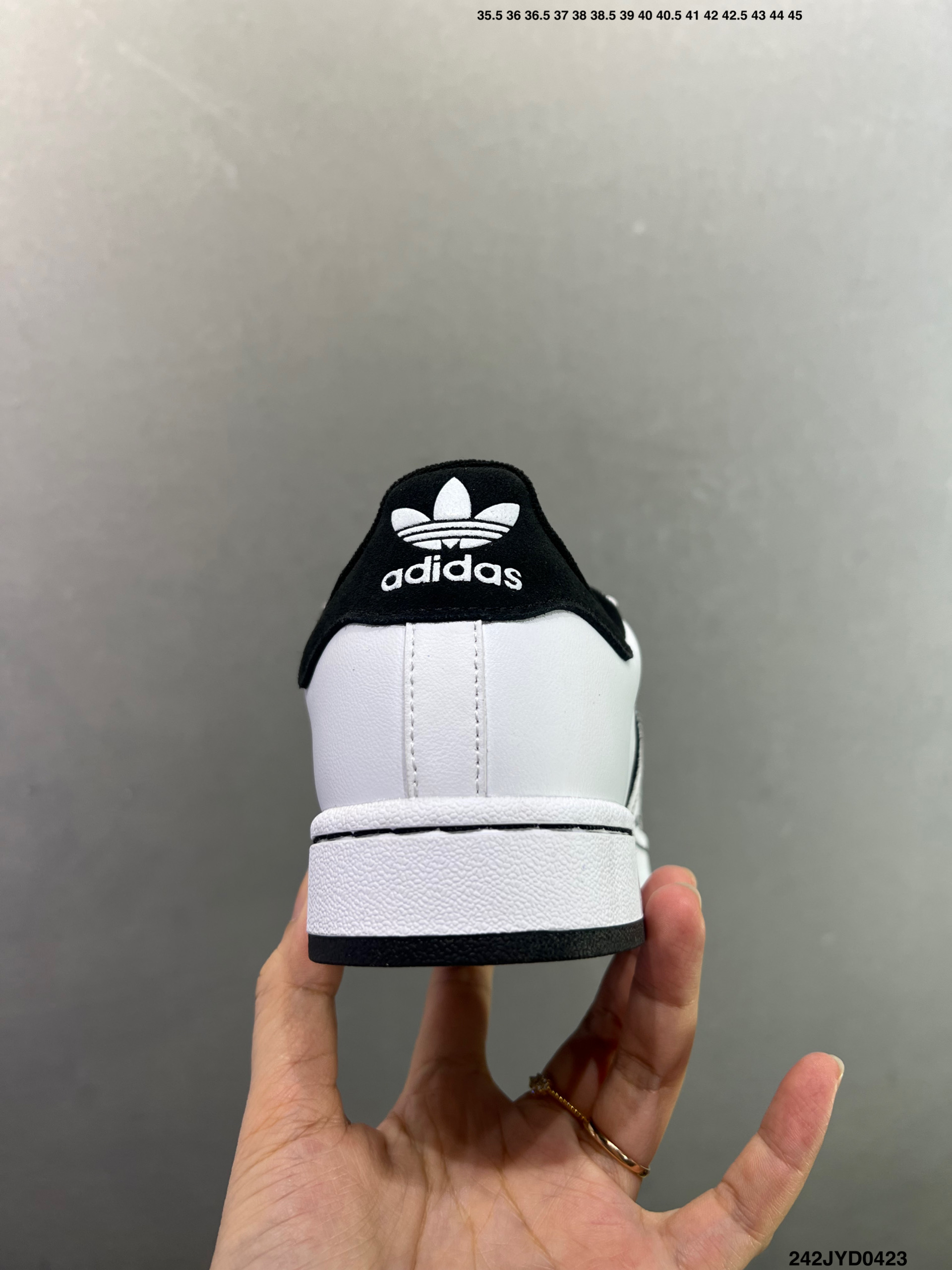 阿迪达斯/三叶草Adidas Originals Superstar”Christmas“经典贝壳头系列低帮百搭休闲运动板鞋D“皮革白紫” JS1373