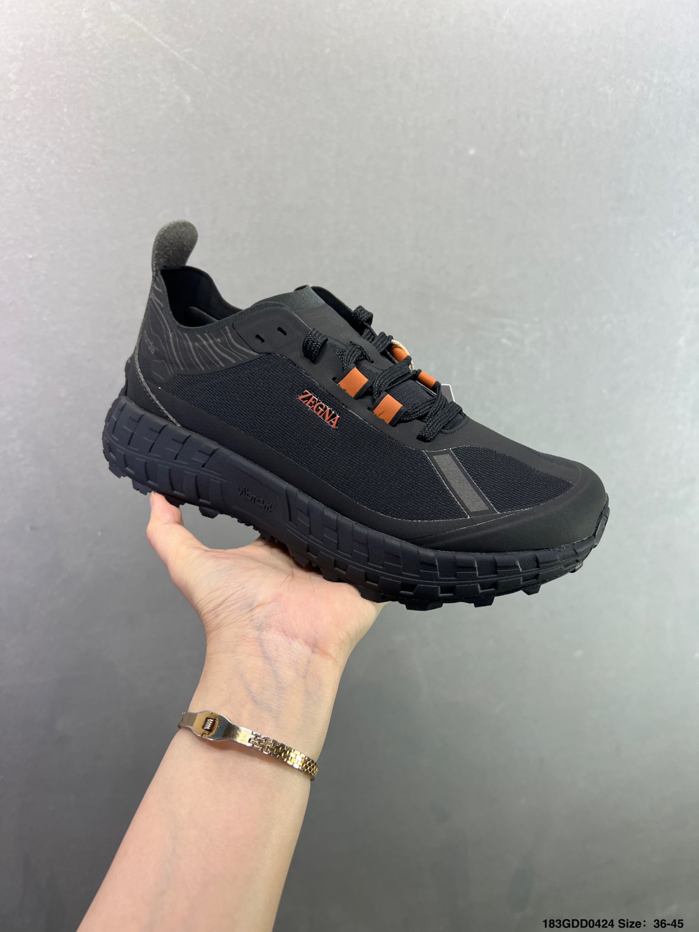 ZEGNA x NORDA 001 厚底系带耐磨 低帮 户外 越野登山功能鞋 NORDA001-M-STLTHBLK-8-Top High Quatity Cheap Sneakers Fashion Clothing Clothes Bags handbags Shoes of all Brand wholesale With The best Quality And Beautiful Price from China Factory Chinese suppliers wholesaler seller ZEGNA x NORDA 001 厚底系带耐磨 低帮 户外 越野登山功能鞋 NORDA001-M-STLTHBLK-8