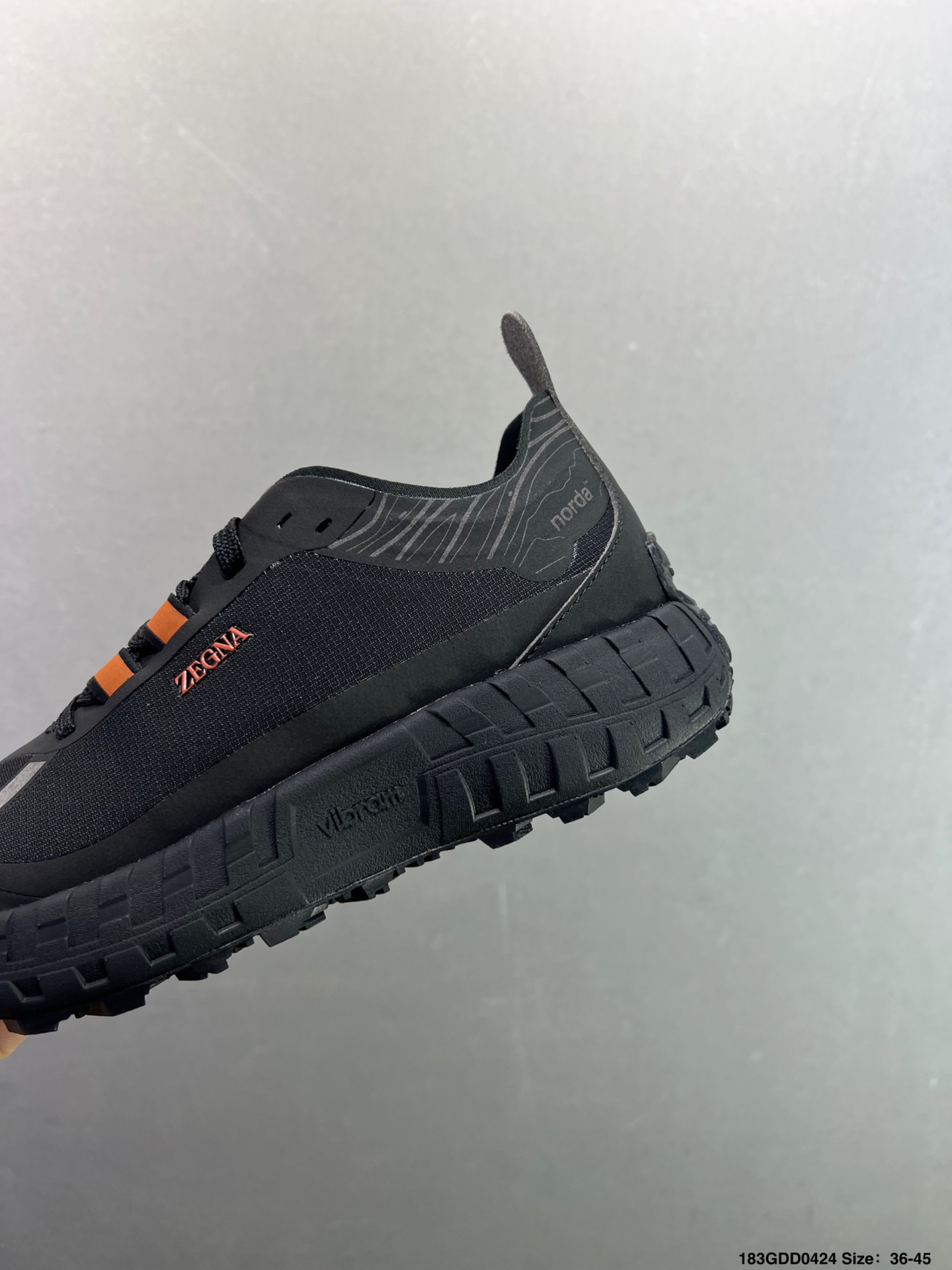 ZEGNA x NORDA 001 厚底系带耐磨 低帮 户外 越野登山功能鞋 NORDA001-M-STLTHBLK-8-Top High Quatity Cheap Sneakers Fashion Clothing Clothes Bags handbags Shoes of all Brand wholesale With The best Quality And Beautiful Price from China Factory Chinese suppliers wholesaler seller ZEGNA x NORDA 001 厚底系带耐磨 低帮 户外 越野登山功能鞋 NORDA001-M-STLTHBLK-8