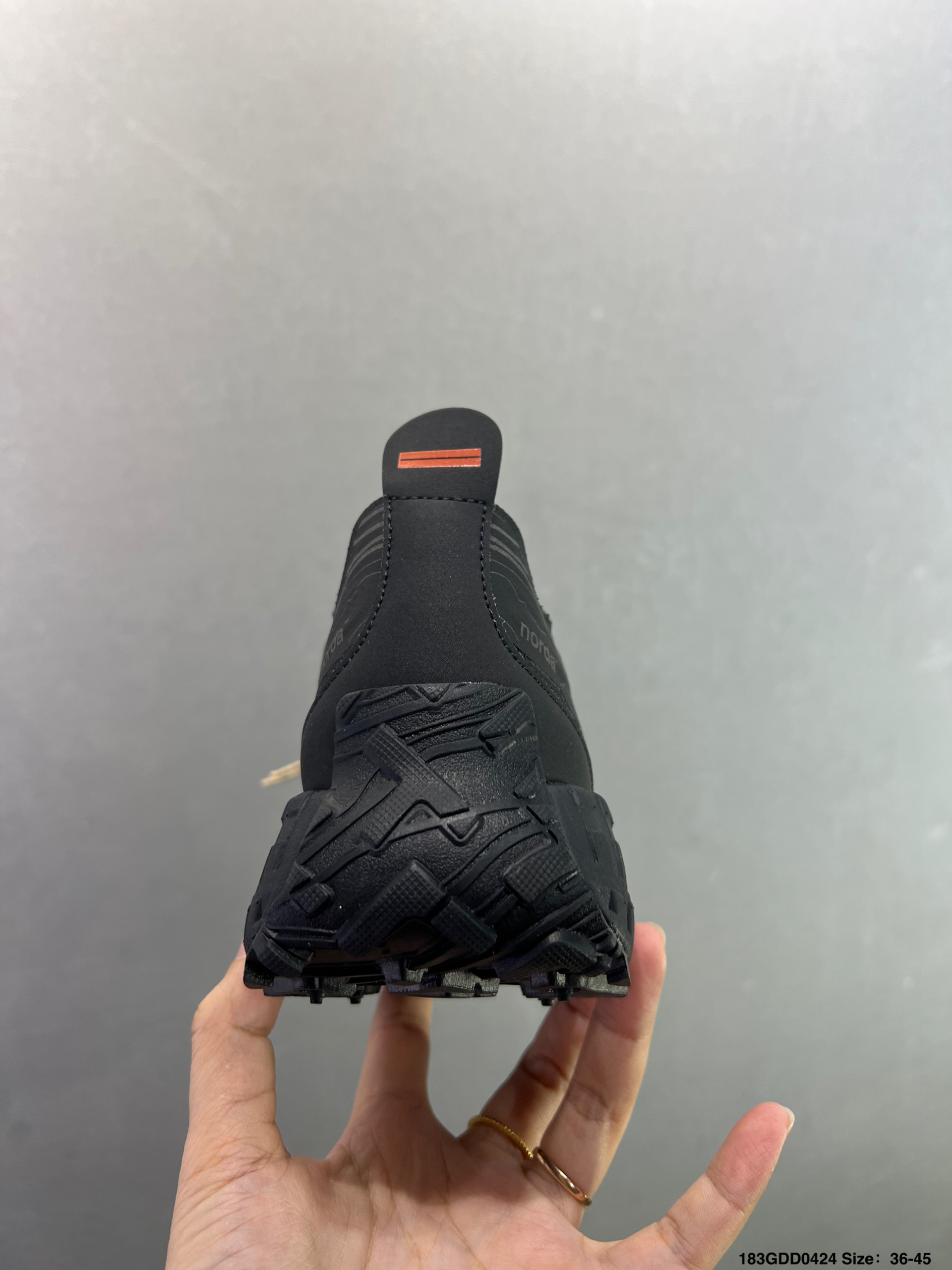 ZEGNA x NORDA 001 厚底系带耐磨 低帮 户外 越野登山功能鞋 NORDA001-M-STLTHBLK-8-Top High Quatity Cheap Sneakers Fashion Clothing Clothes Bags handbags Shoes of all Brand wholesale With The best Quality And Beautiful Price from China Factory Chinese suppliers wholesaler seller ZEGNA x NORDA 001 厚底系带耐磨 低帮 户外 越野登山功能鞋 NORDA001-M-STLTHBLK-8
