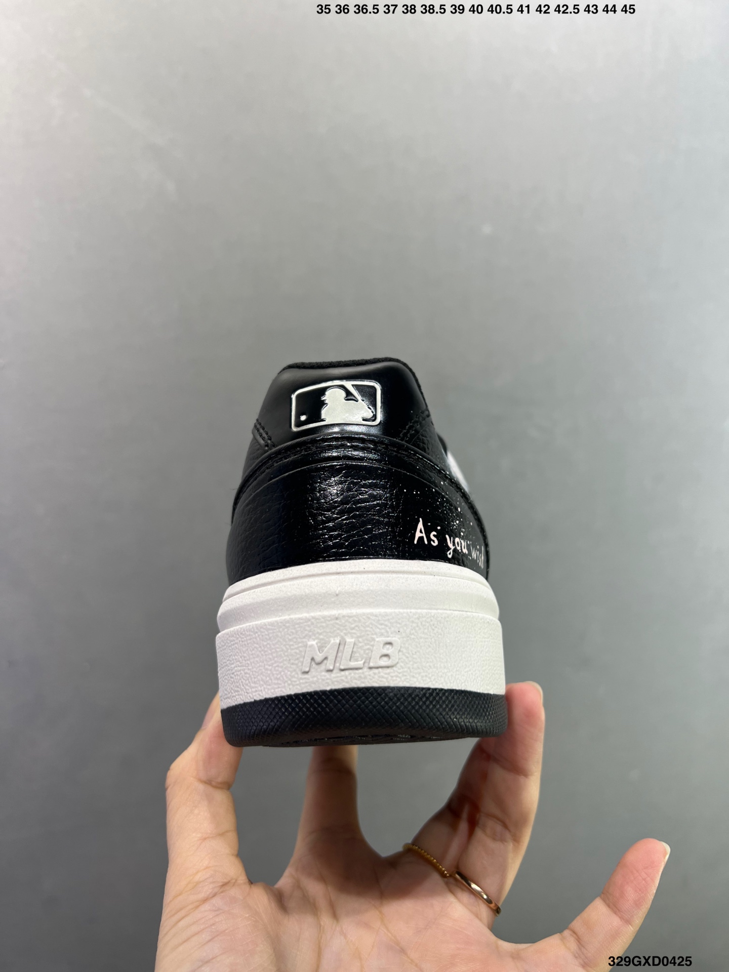 MLB NY 印花网红老爹鞋 涂鸦恶作剧 内增高6cm 3ASXCA12N