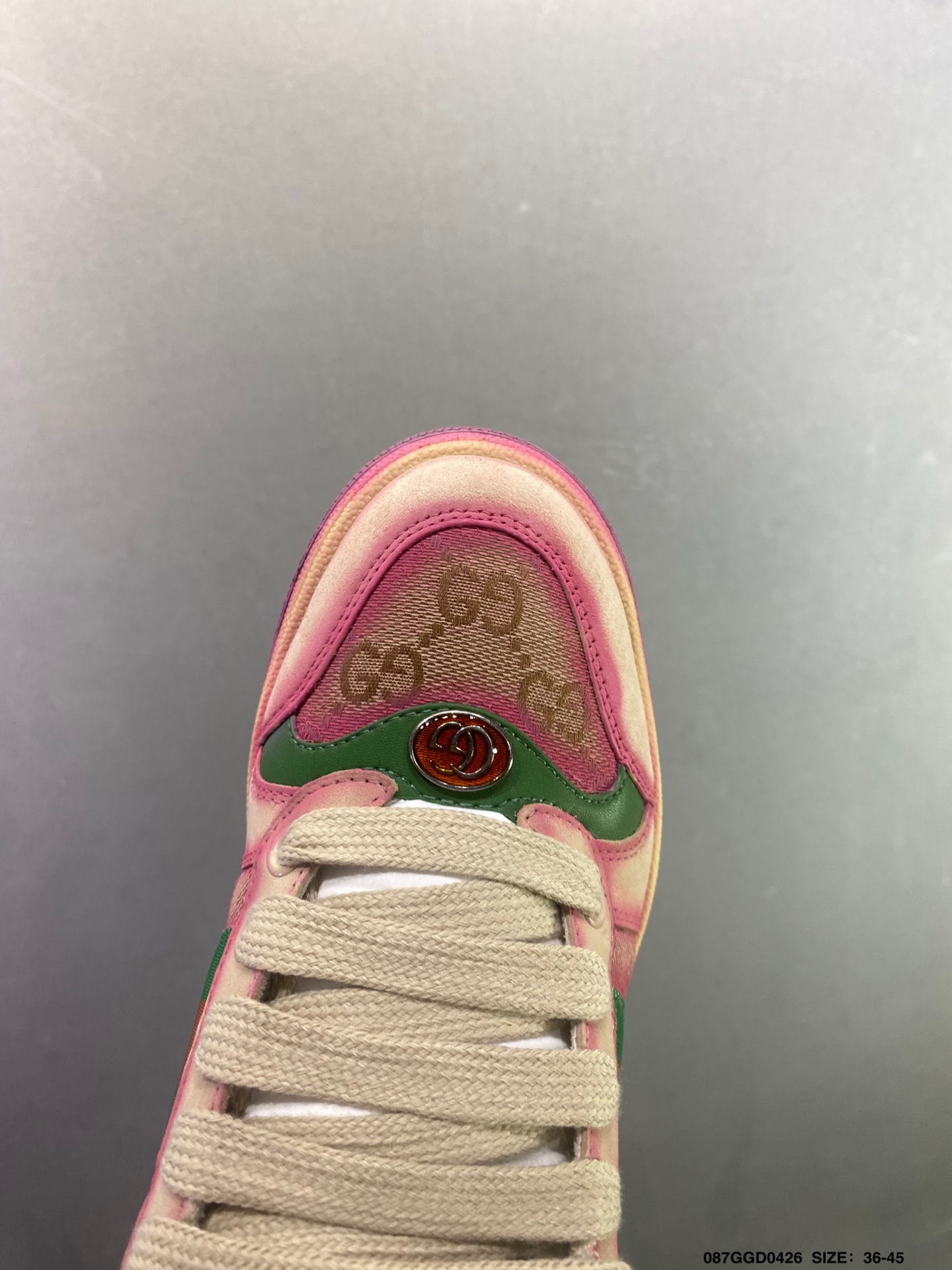 GUCCI古驰 Screener 胖丁 皮革 低帮圆头系带 时尚板鞋 做旧版 570443 9Y920 9666-Top High Quatity Cheap Sneakers Fashion Clothing Clothes Bags handbags Shoes of all Brand wholesale With The best Quality And Beautiful Price from China Factory Chinese suppliers wholesaler seller GUCCI古驰 Screener 胖丁 皮革 低帮圆头系带 时尚板鞋 做旧版 570443 9Y920 9666