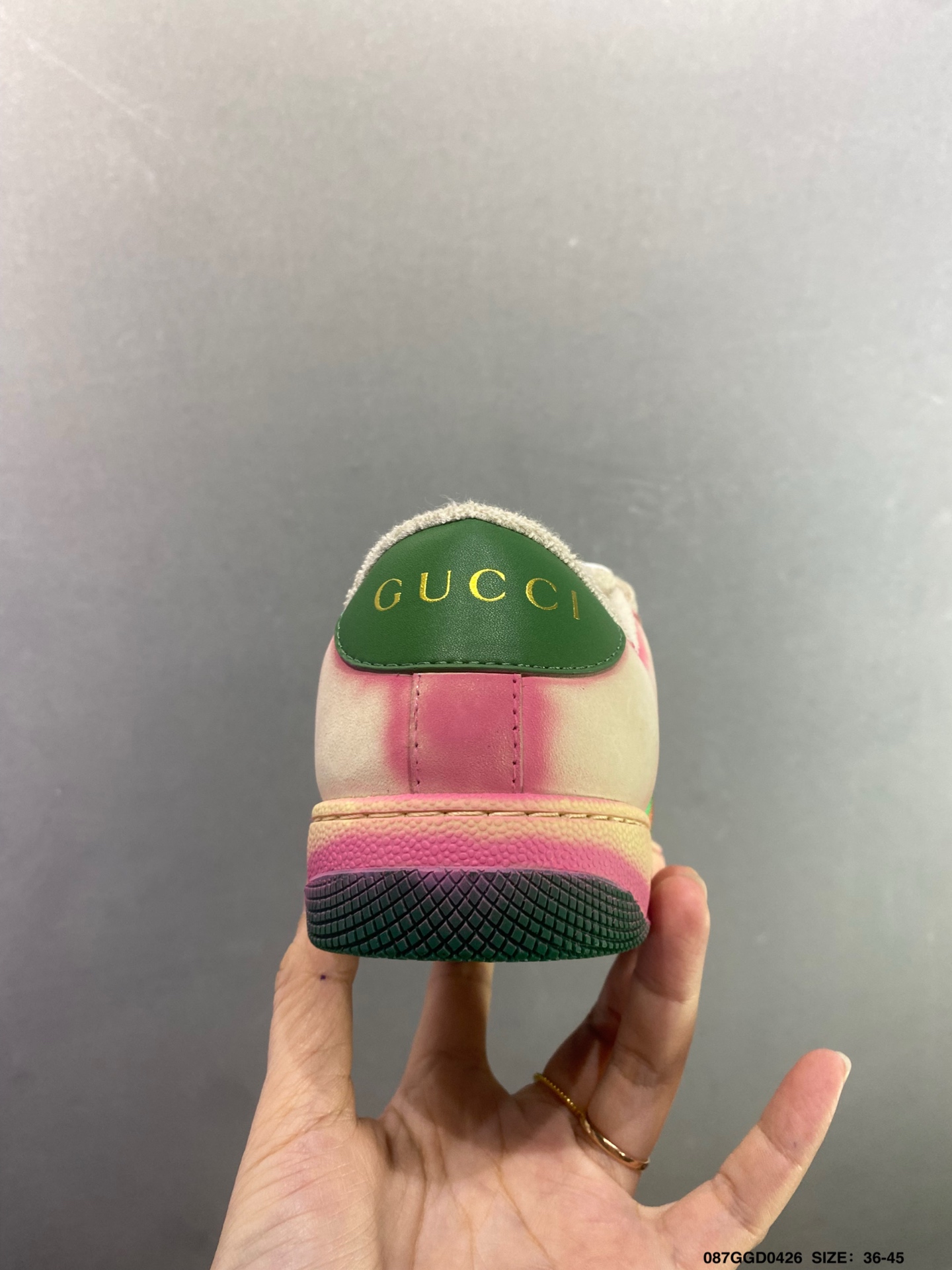 GUCCI古驰 Screener 胖丁 皮革 低帮圆头系带 时尚板鞋 做旧版 570443 9Y920 9666-Top High Quatity Cheap Sneakers Fashion Clothing Clothes Bags handbags Shoes of all Brand wholesale With The best Quality And Beautiful Price from China Factory Chinese suppliers wholesaler seller GUCCI古驰 Screener 胖丁 皮革 低帮圆头系带 时尚板鞋 做旧版 570443 9Y920 9666