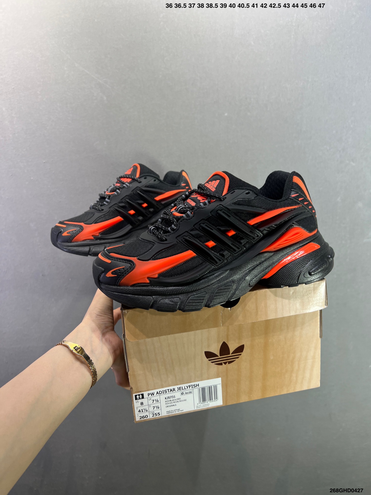 Adidas Originals Adistar Jellyfish 阿迪复古舒适防滑减震运动鞋 KI0163-Top High Quatity Cheap Sneakers Fashion Clothing Clothes Bags handbags Shoes of all Brand wholesale With The best Quality And Beautiful Price from China Factory Chinese suppliers wholesaler seller Adidas Originals Adistar Jellyfish 阿迪复古舒适防滑减震运动鞋 KI0163