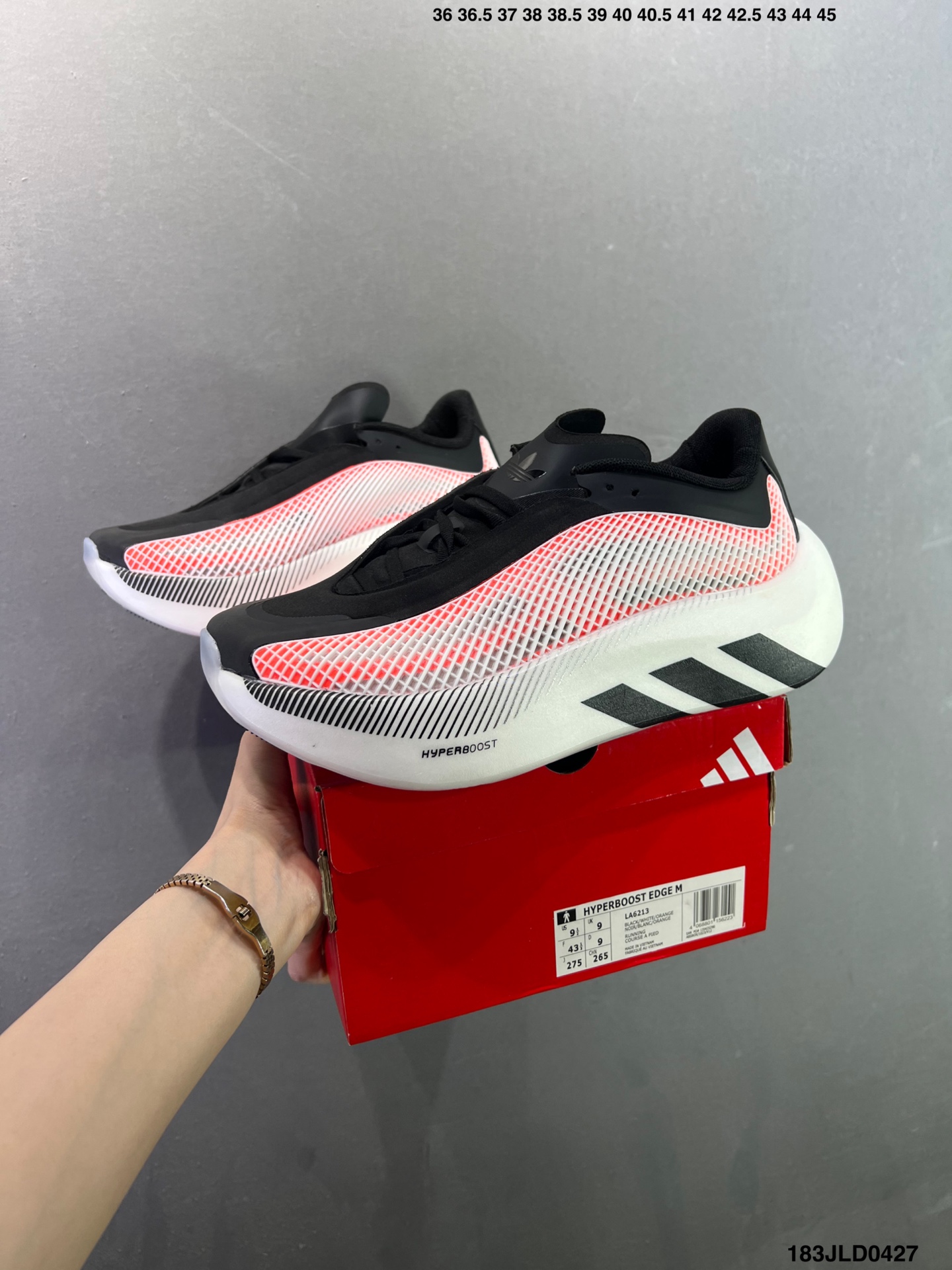 AD Hyperboost Edge 爆米花缓震舒适贴合跑步鞋-Top High Quatity Cheap Sneakers Fashion Clothing Clothes Bags handbags Shoes of all Brand wholesale With The best Quality And Beautiful Price from China Factory Chinese suppliers wholesaler seller AD Hyperboost Edge 爆米花缓震舒适贴合跑步鞋
