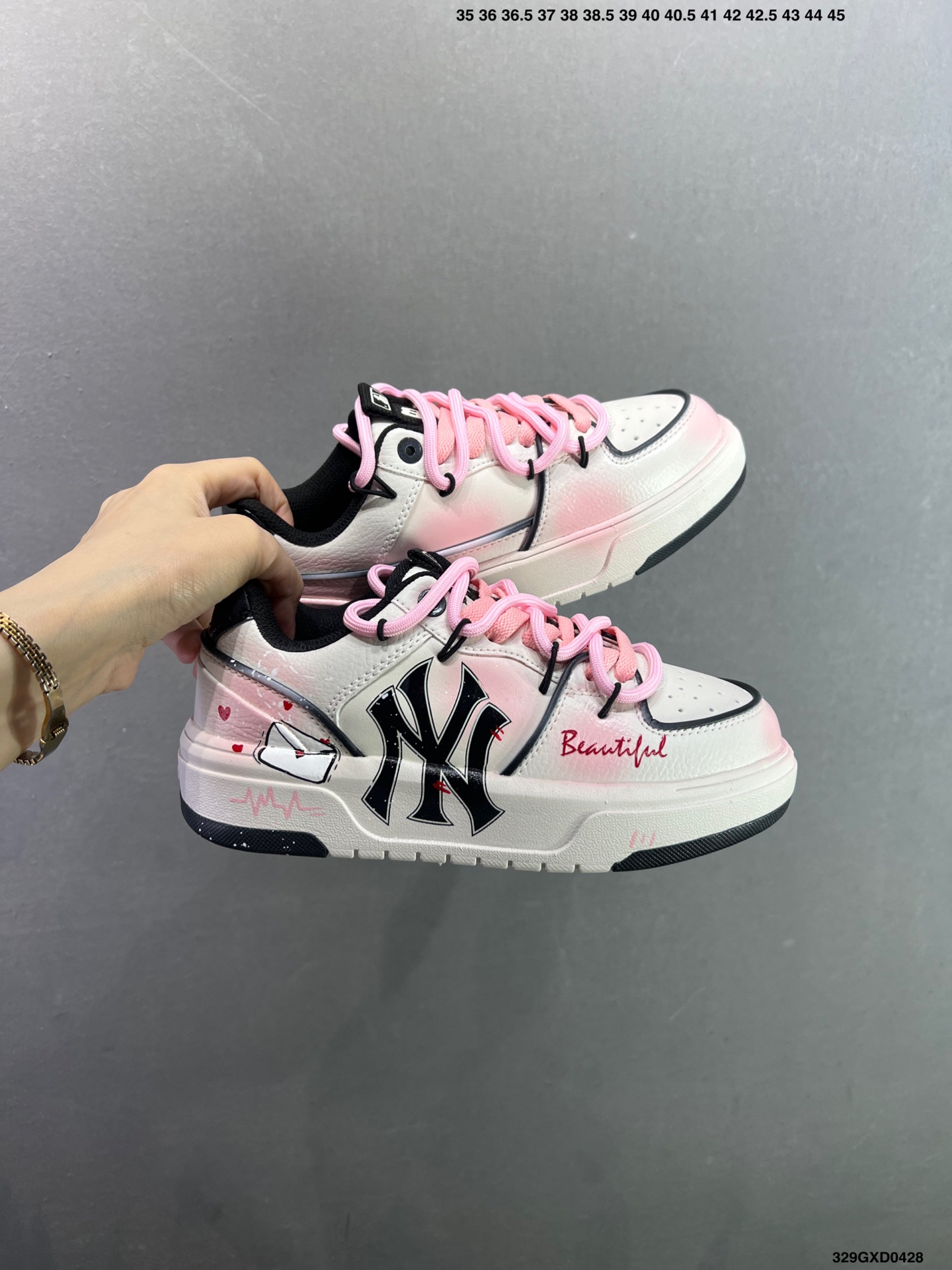 MLB NY 印花网红老爹鞋 涂鸦恶作剧 3ASXCA12N-Top High Quatity Cheap Sneakers Fashion Clothing Clothes Bags handbags Shoes of all Brand wholesale With The best Quality And Beautiful Price from China Factory Chinese suppliers wholesaler seller MLB NY 印花网红老爹鞋 涂鸦恶作剧 3ASXCA12N