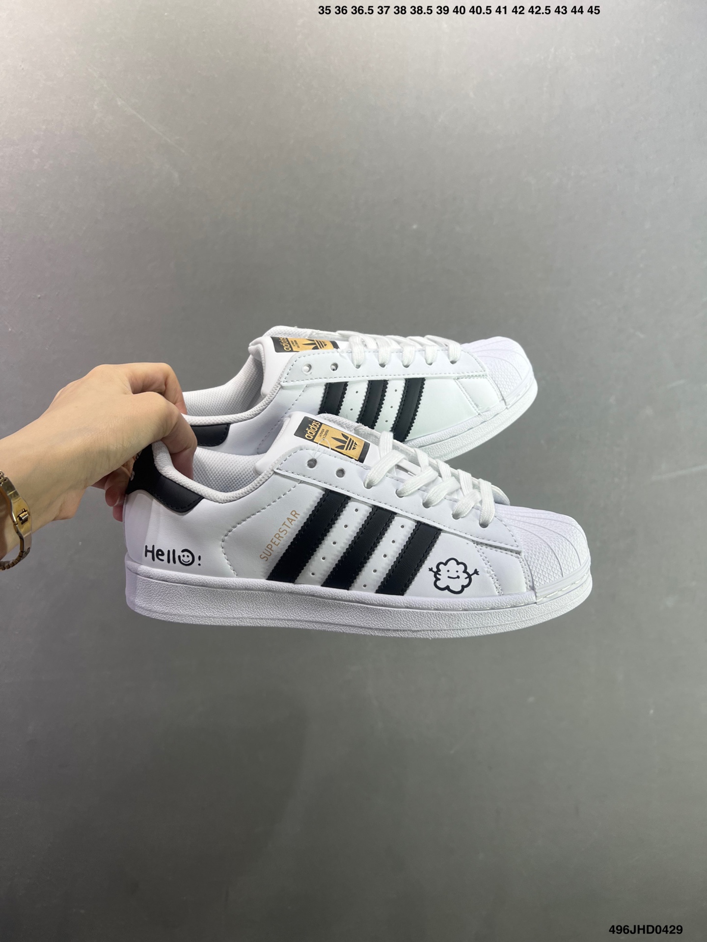 Adidas Originals Superstar贝壳头系列 阿迪达斯 三叶草低帮经典百搭休闲运动板鞋 C77124