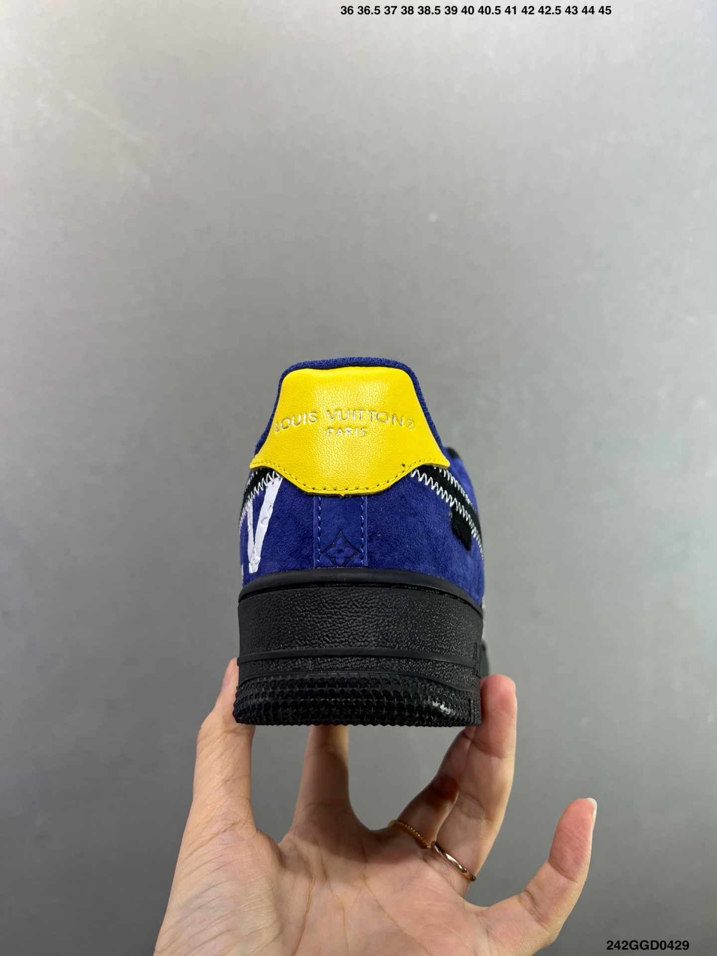 Louis Vuitton x Nike Force 1 Low 黑银黄 1A9VCH