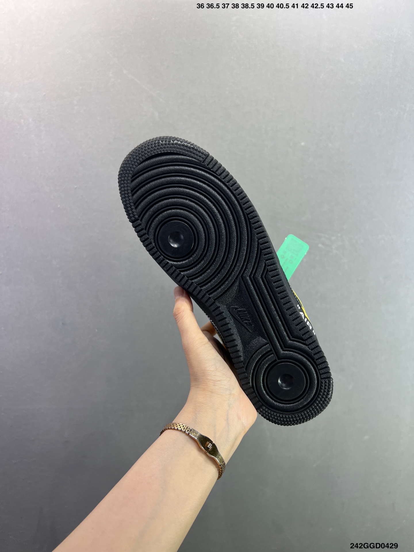 Louis Vuitton x Nike Force 1 Low 黑银黄 1A9VCH