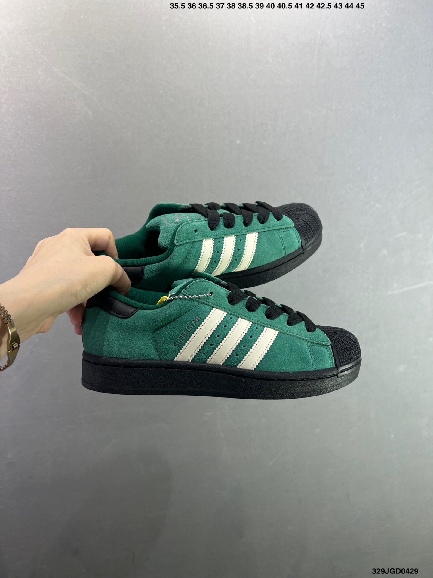 阿迪达斯/三叶草Adidas Originals Superstar II 经典贝壳头系列低帮百搭休闲运动板鞋 JH9977