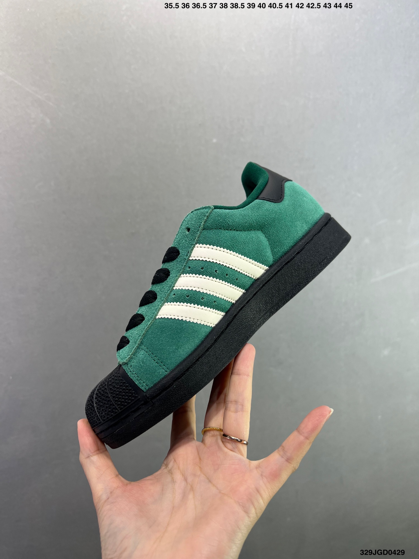 阿迪达斯/三叶草Adidas Originals Superstar II 经典贝壳头系列低帮百搭休闲运动板鞋 JH9977