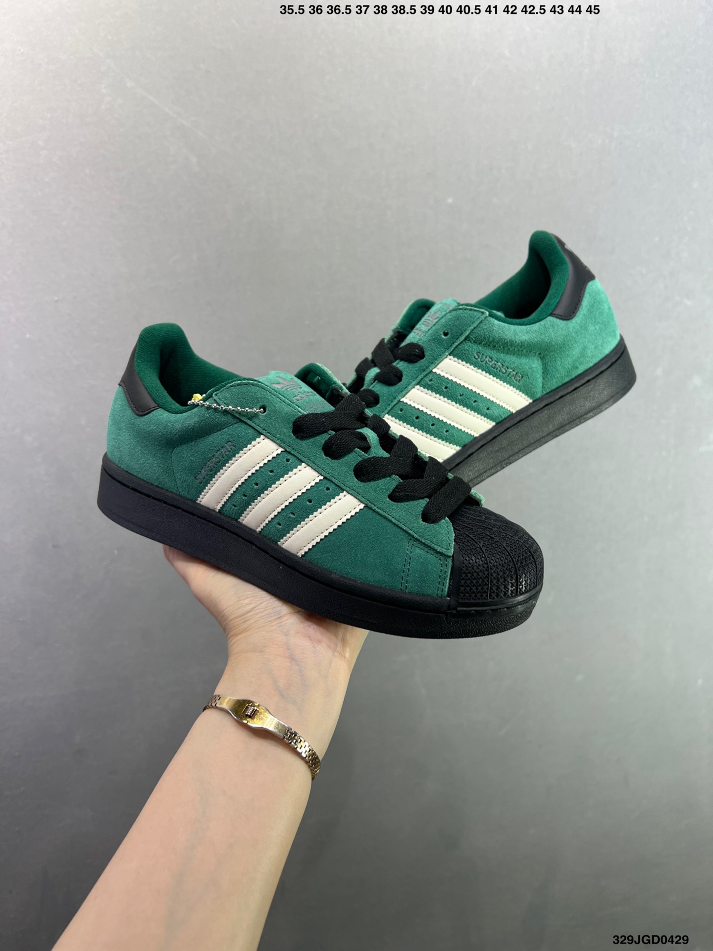 阿迪达斯/三叶草Adidas Originals Superstar II 经典贝壳头系列低帮百搭休闲运动板鞋 JH9977
